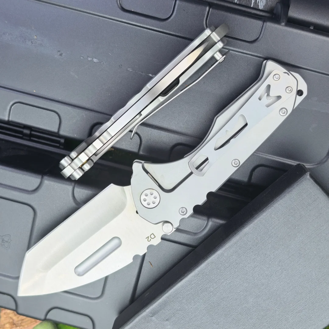 USA Stock Medford Folding D2 Tool, Full D2 Steel Construction, Heavy Weight EDC Pocket Multi-Tool, Utility Razor, Fast Shipping 1 Day Dispatch