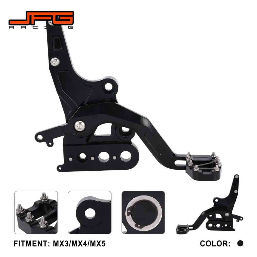 Motorcycle Aluminum Foot Brake Lever Kit For Talaria Sting MX3/MX4/MX5 Electric Dirt Bike Ebikes Motorcycles Accessories