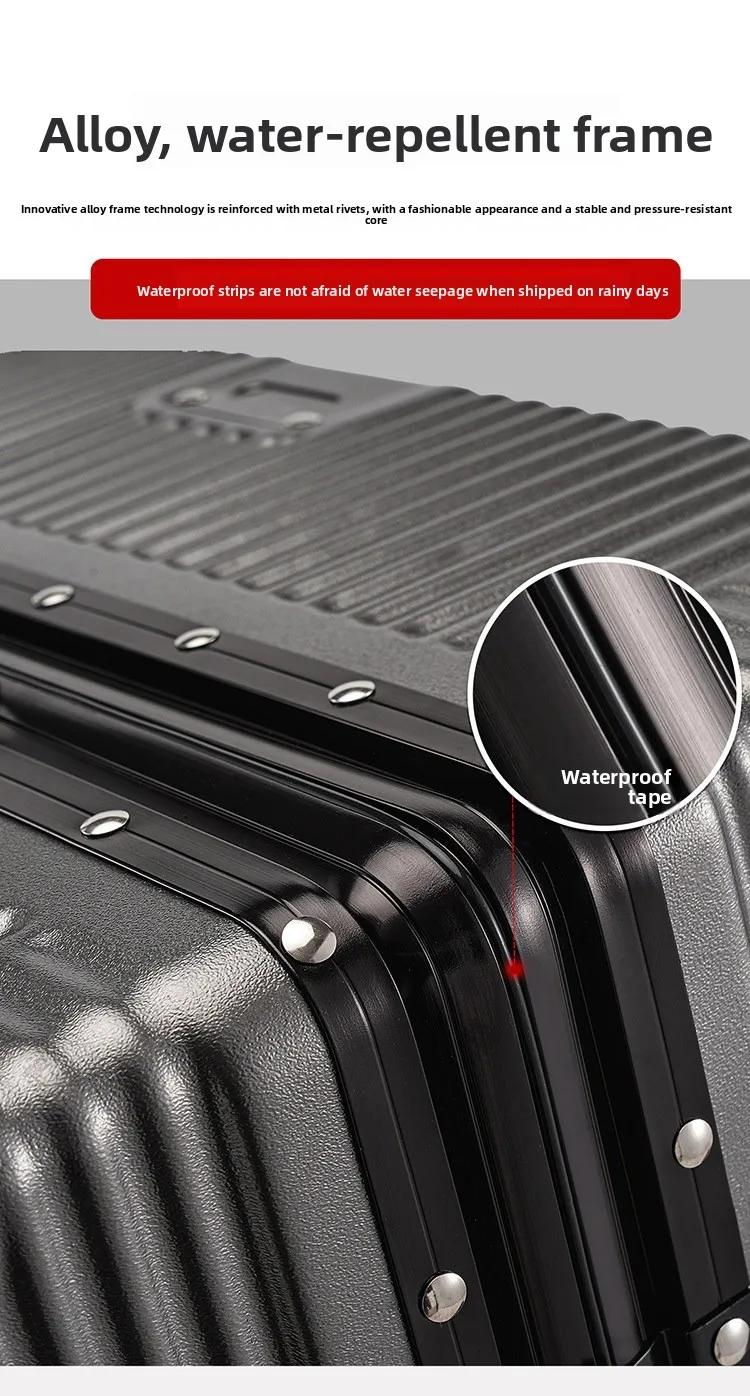 2-Pieces set luggage,20+26 inches in size,a hard-shell suitcase with 108 rivets, , featuring silent all-terrain wheels, a cup holde