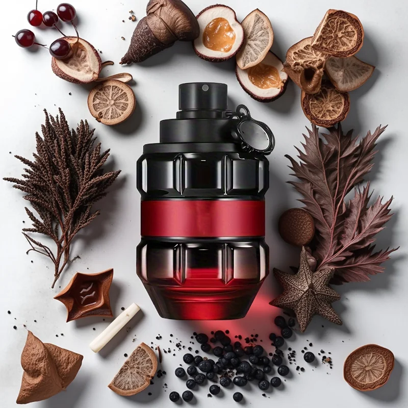 Viktor and Rolf Spice Extreme EDP for Men 3.0 Fl Oz Warm Woody Spicy Fragrance with Cinnamon Saffron Heart and Vanilla Woody Amber Base Ideal Gift for Husband Boyfriend Anniversary Birthday