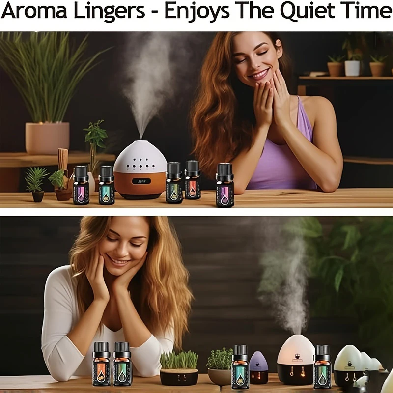 20pcs/set Essential Oil Set Lavender Eucalyptus Sweet Orange Lemon Massage Spa Aromatherapy Fragrance Oil for Humidifier Diffuse