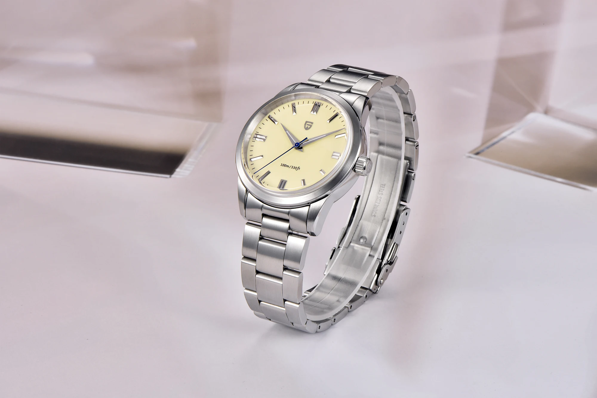 PAGANI DESIGN 2025 New 38mm Men's Quartz Watches VH31 Stainless Steel AR Coating Sapphire Business Sports Watches Watch for Men