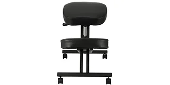 SucceBuy Ergonomic Kneeling Chair Stool W/ Thick Cushion Home Office Chair Improving Body Posture Rocking Wood Computer Chair