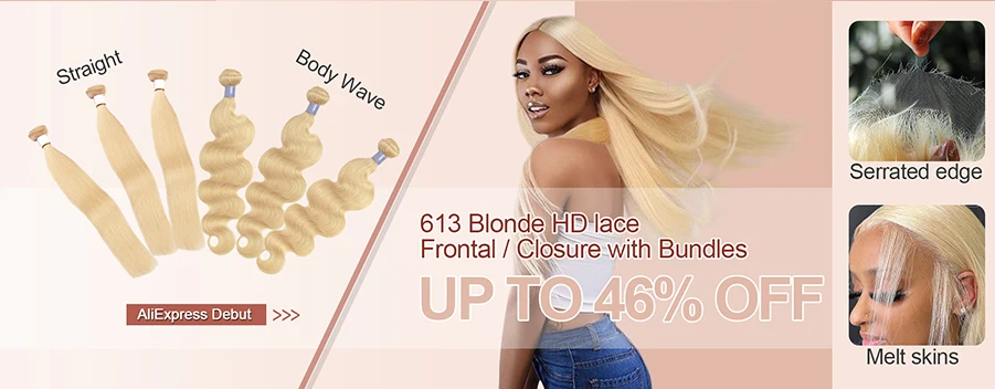 Wow Angel Real HD Lace Frontal Wig 250% 13x6 HD Lace Front Human Hair Wig 613 Blonde Body Wave Wigs HD Lace Closure Wig Glueless