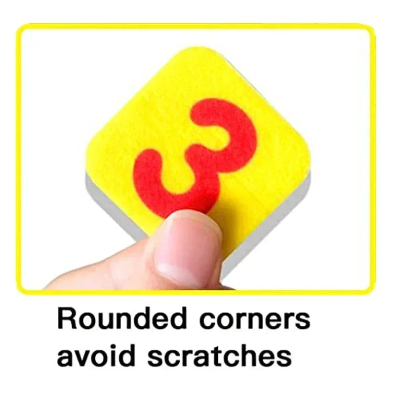 2 Pcs Kid Pencil Shape Toys Felt Finger Numbers Math Toy Children Counting Early Learning for kids Develop Christmas Gifts