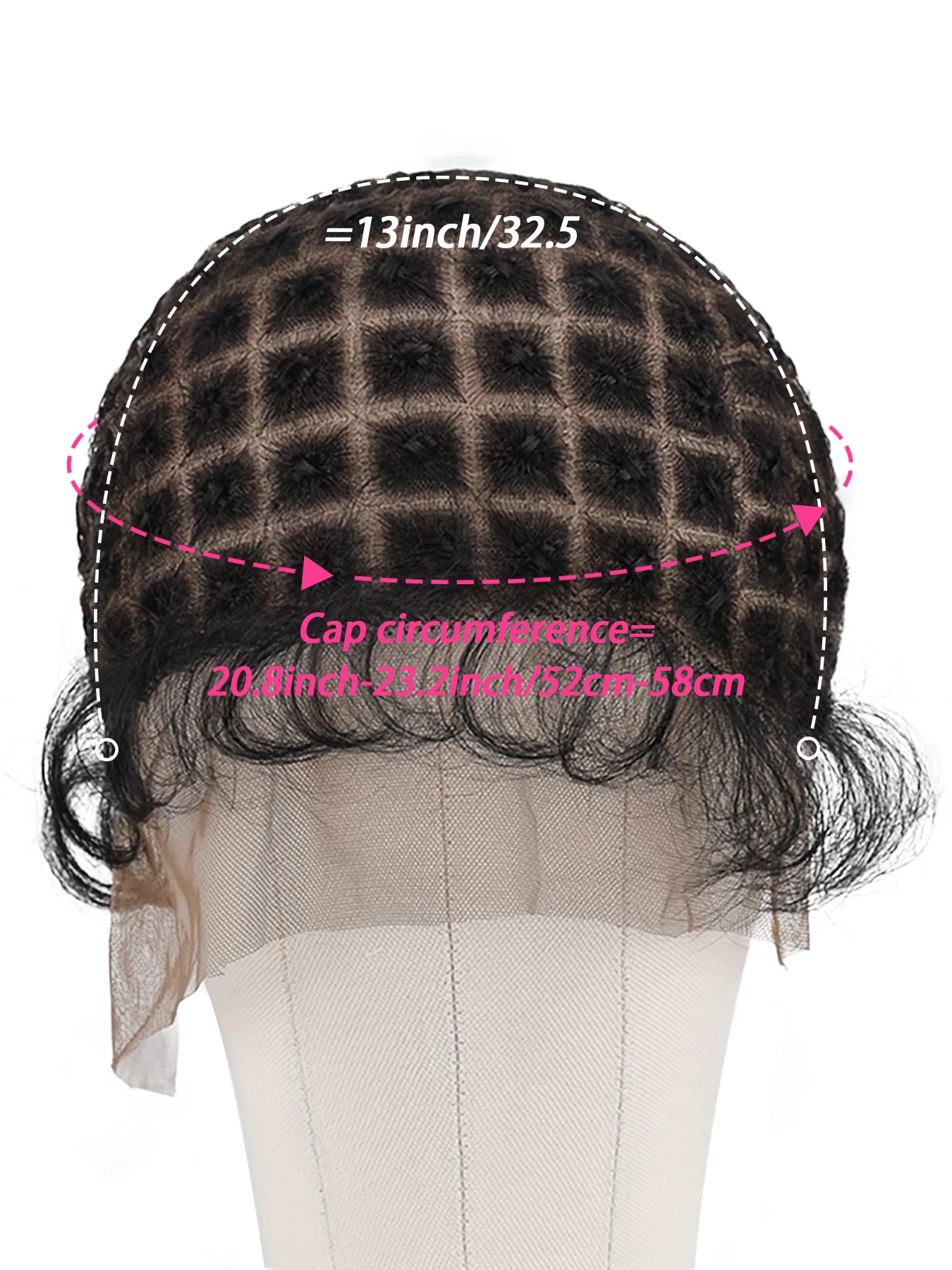 Premium Nylon Wig Cap for Women ,DIY Weaving,Breathable & Comfortable,Double Full Lace Crochet Wig Cap with Baby Hair