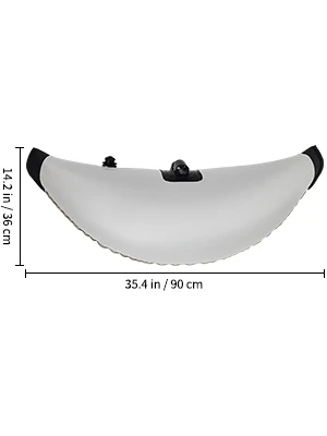 SucceBuy 2 PCS Kayak Outrigger Stabilizers PVC Inflatable Outrigger Float with Sidekick Arms Rod Fit for Canoes, Fishing Boats