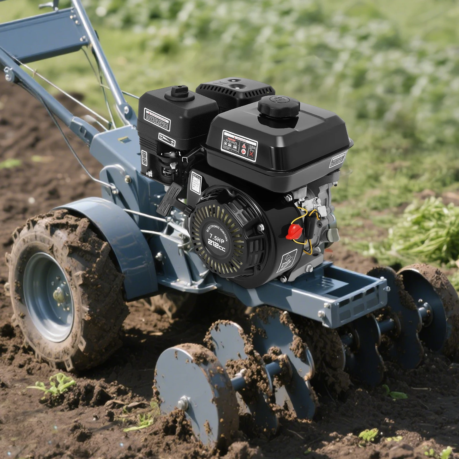 4-Stroke Gasoline Engine 4 KW 7.5 HP 212cc Engine Gasoline Powered Engine Air Cooling Single Cylinder Engine Pull Start