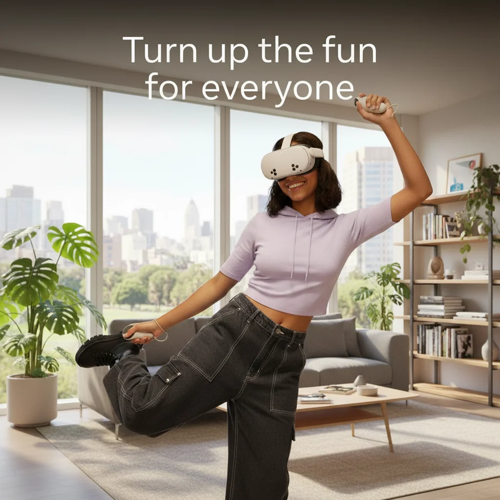 Oculus Quest 3S 256GB VR/MR Headset, Standalone All-in-One Immersive Experience Device