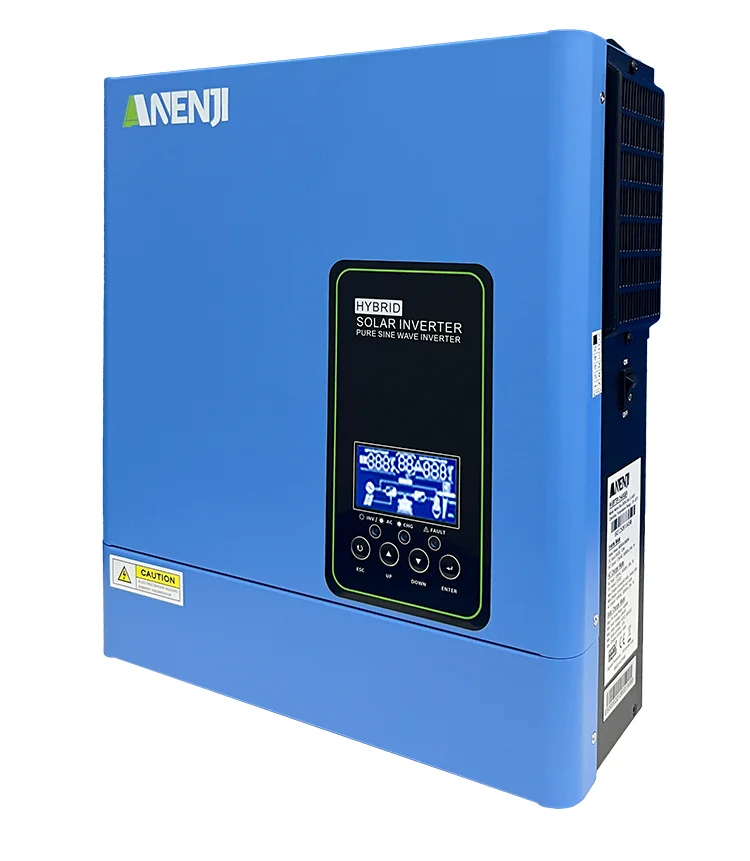 ANENJI US standard 110-120V 3KW 24V hybrid Solar Inverter builtin MPPT 100A Charger Controller Pure Sine Wave Home Inverter WiFi