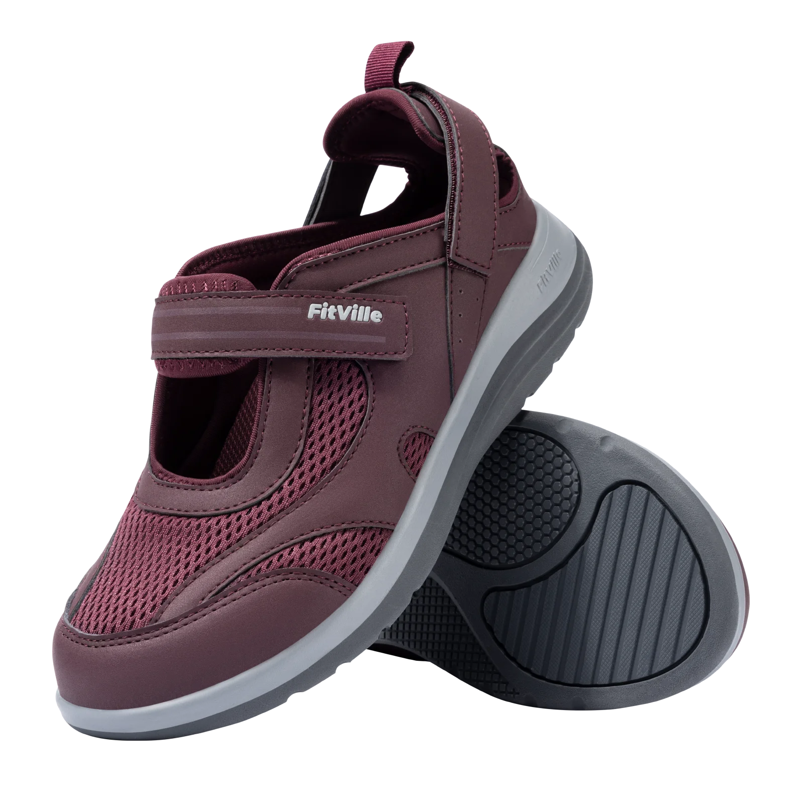 Fitville Women's Sandals Mary Jane Casual Shoes Widened Toe For Swollen Feet Lightweight Breathable Outdoor Elderly Shoes Sandal