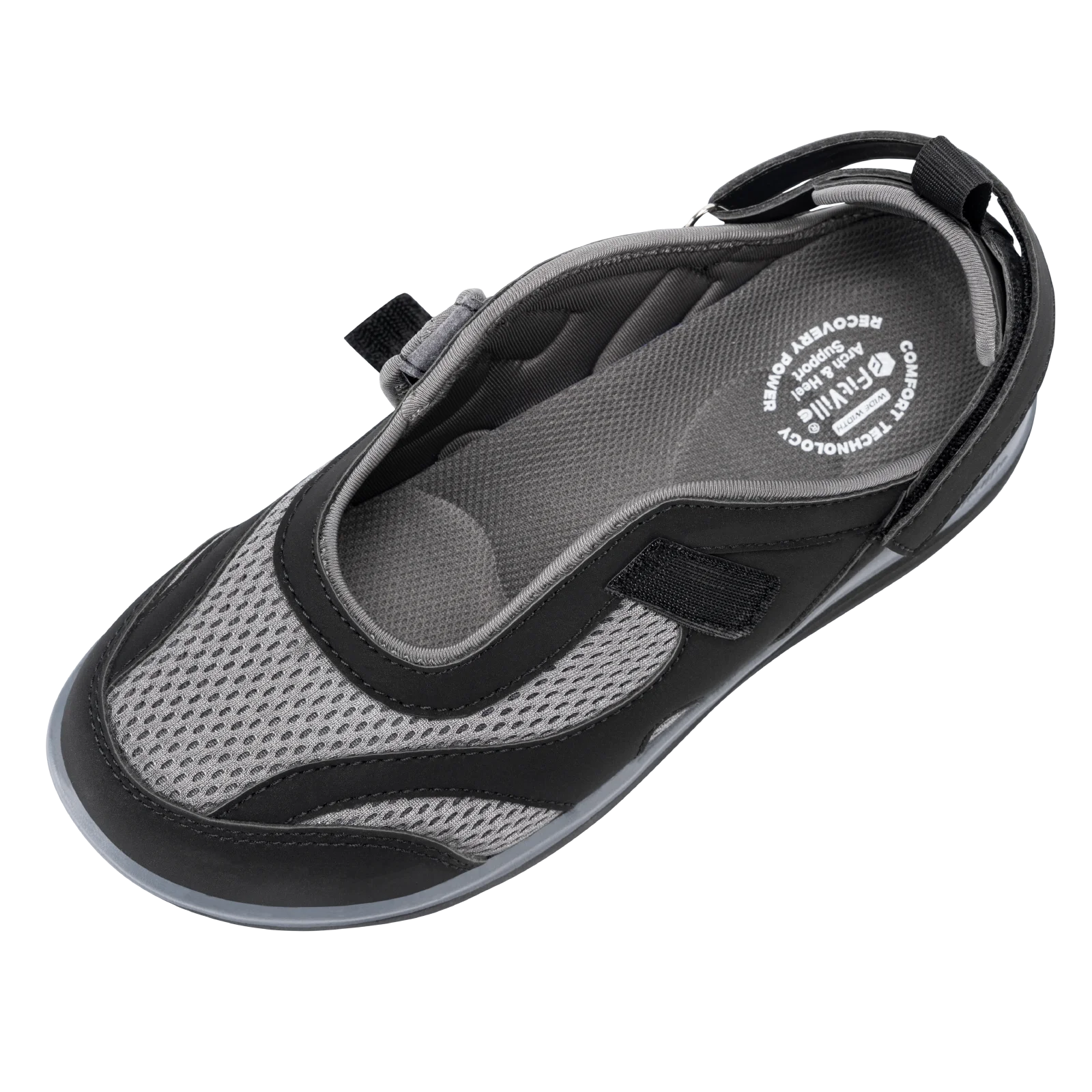 Fitville Women's Sandals Mary Jane Casual Shoes Widened Toe For Swollen Feet Lightweight Breathable Outdoor Elderly Shoes Sandal