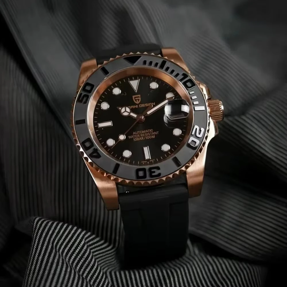 PAGANI DESIGN V3 40MM Men Mechanical Wristwatch Sapphire Luxury Automatic Watch Men's Stainless Steel Waterproof watches
