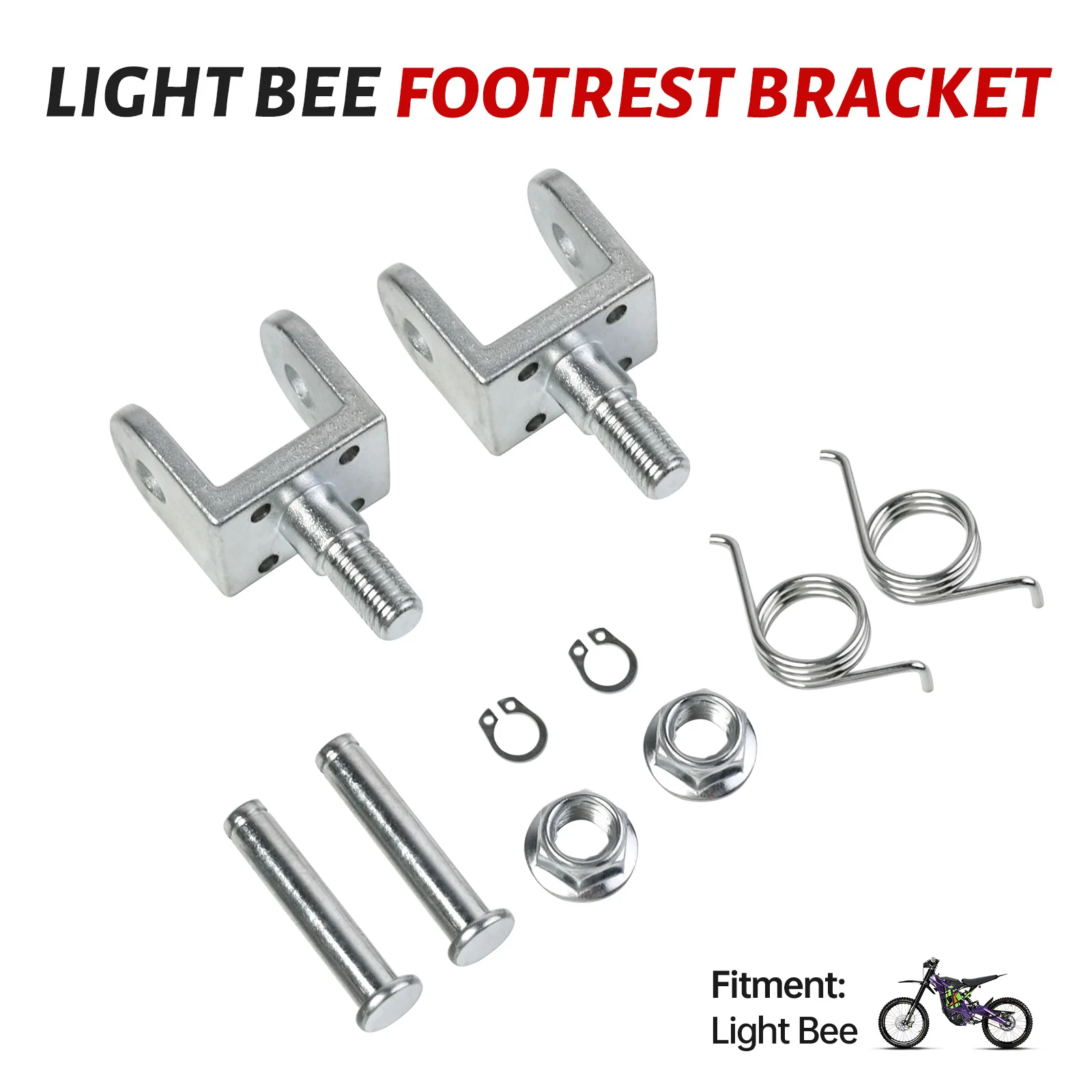For SURRON Light Bee X/S Original Foot Pedal Connection Bracket Electric Dirt Bike Off-road E-bike for Surron LBX TALARIA Sting OEM Motorcycle Accessories