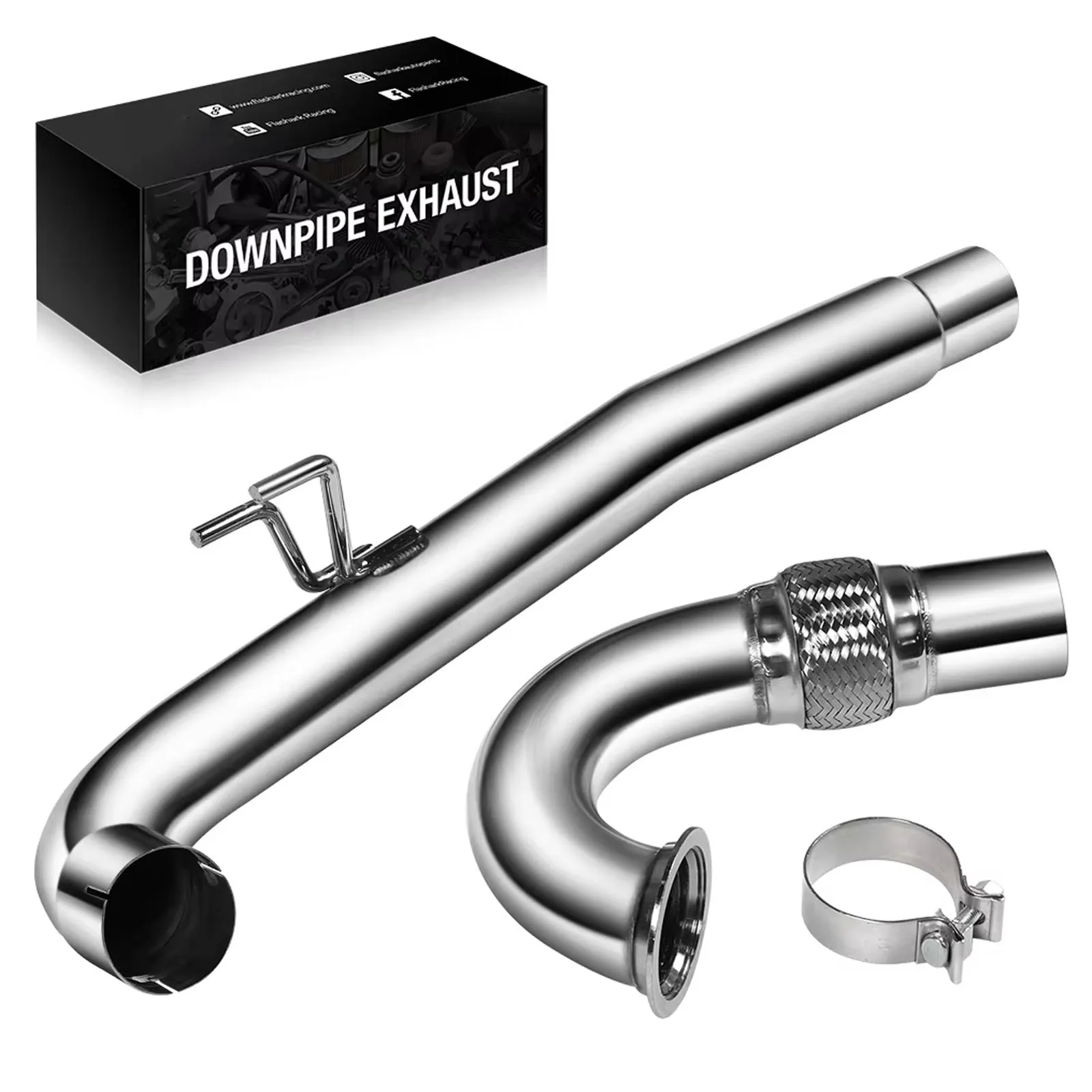 3 inch Stainless Steel Exhaust Manifold Downpipe for 2012-2015 VW Golf GTI MK7 Bolt On