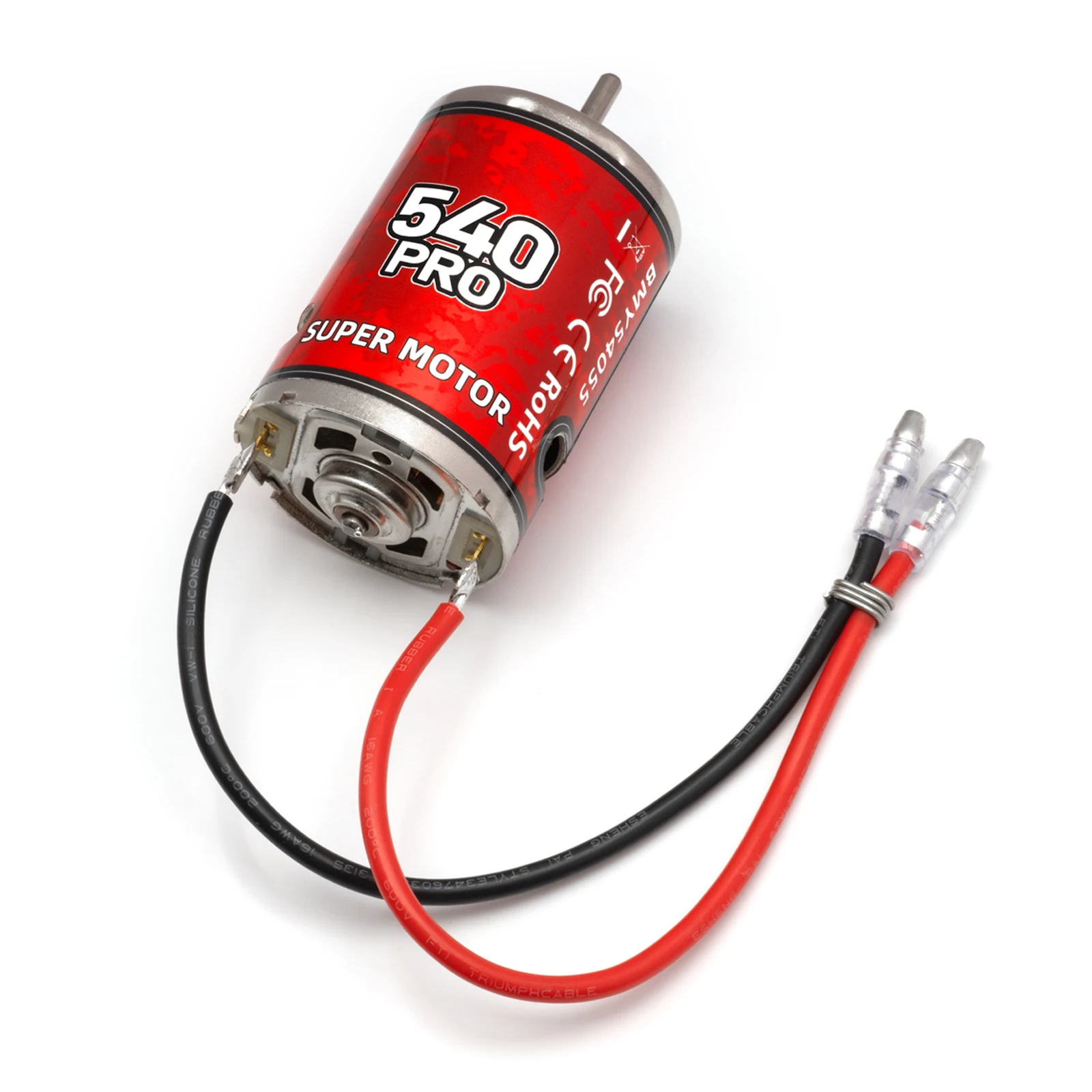 RCXAZ RC 540 PRO Brushed Motor 12T 16T 25T 40T 55T 75T RC 540 Brushed Motor Waterproof For 1/10 RC Car Rock Crawler Buggy Truck Off-Road Vehicle Arrma Traxxas HSP Redcat RC4WD Tamiya Axial SCX10 D90 HPI Upgrade Parts