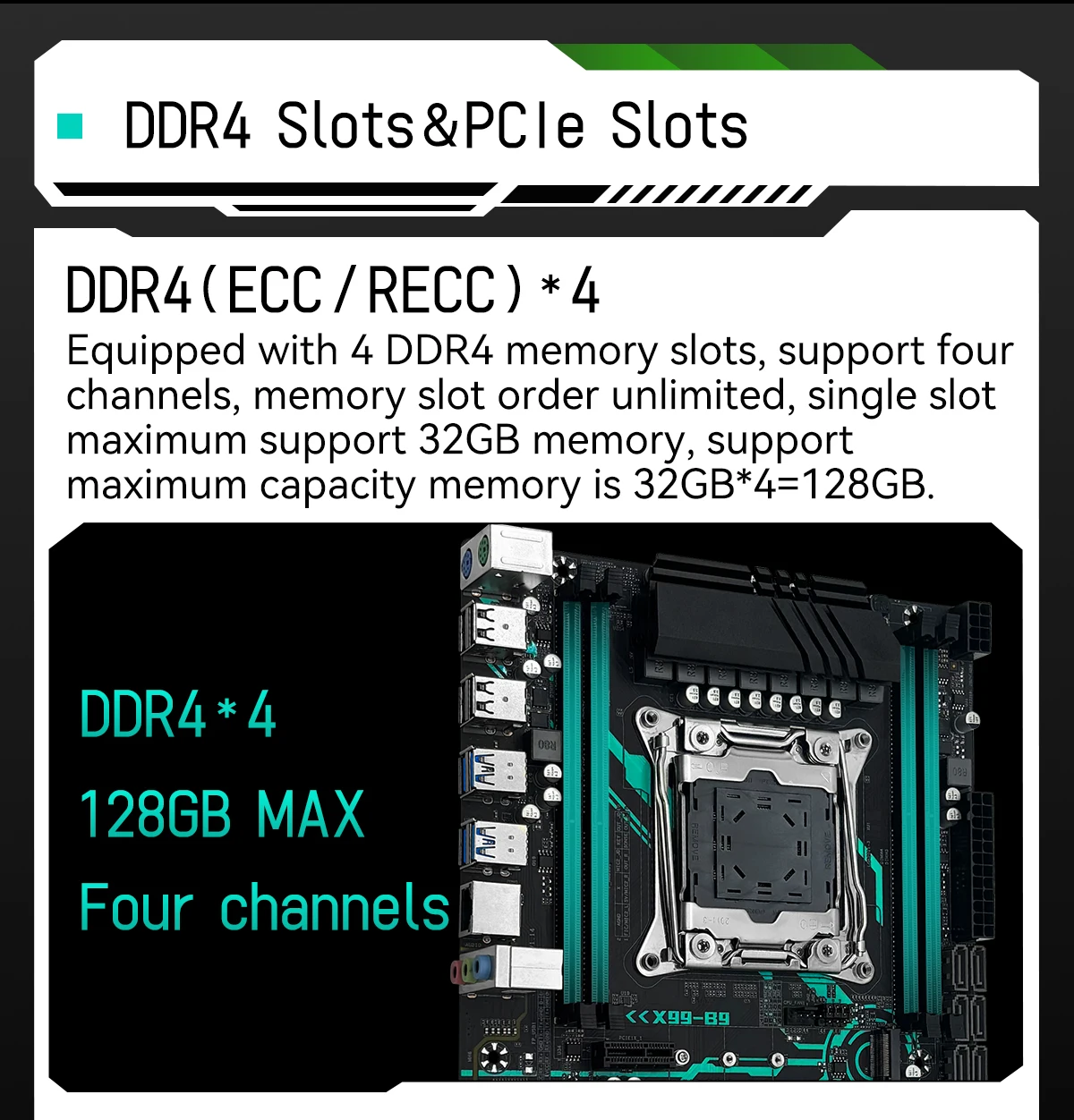 MACHINIST X99 B9 Motherboard Support LGA 2011-3 XEON E5 V3/V4 CPU C612 Chip DDR4 RECC NON-ECC Memory NVME M.2 USB3.0