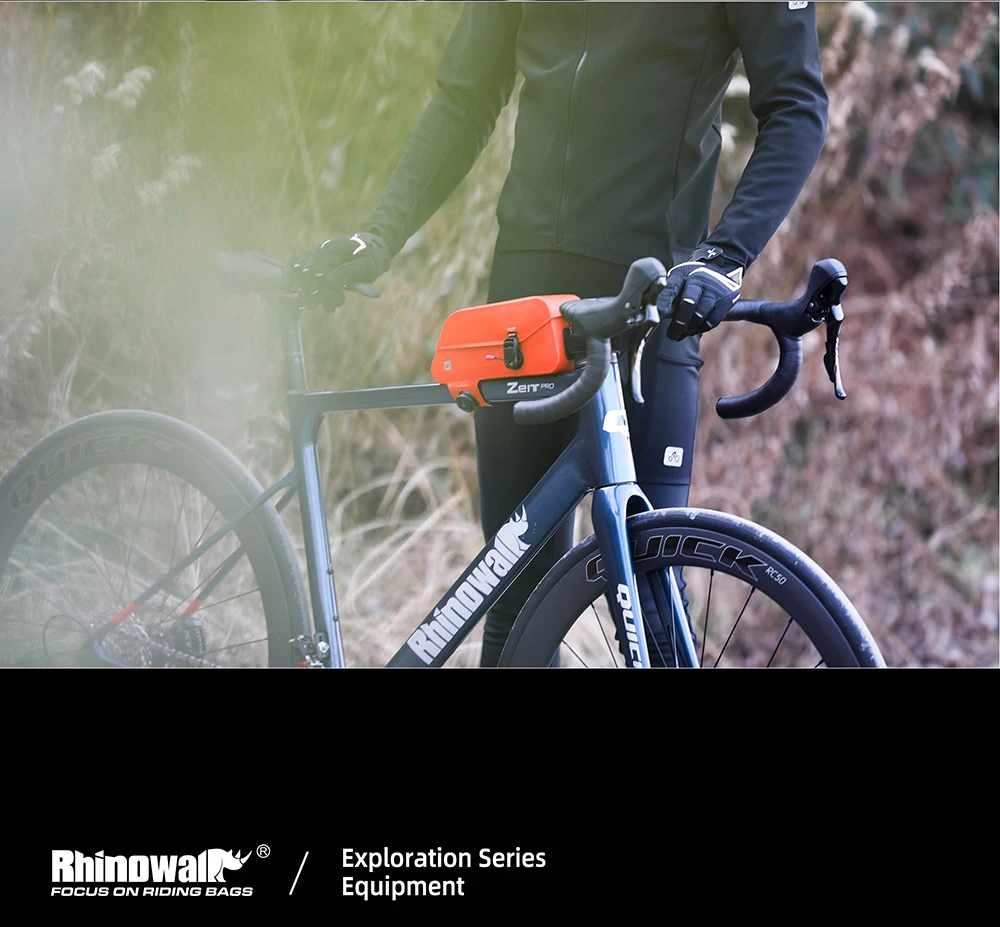 Rhinowalk Bicycle Top Tube Bag Waterproof Bike Front Frame Bag Fit MTB Road Bike Large Capacity Pannier Cycling Accessories