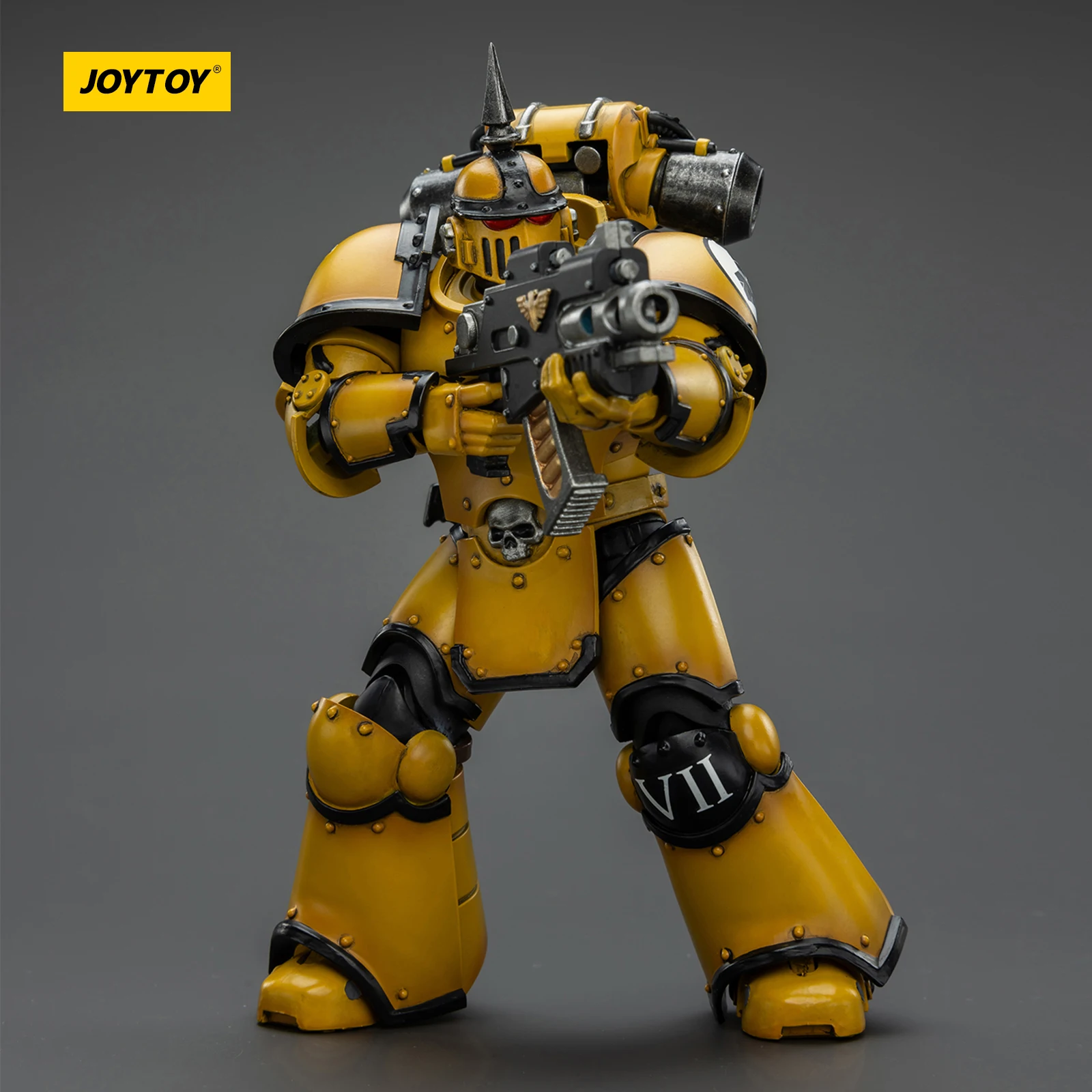 JOYTOY Warhammer 40k The Horus Heresy Imperial Fists JT02649 MKIII Tactical Space Marine 1/18 Action Figure with Bolter Collectible Model