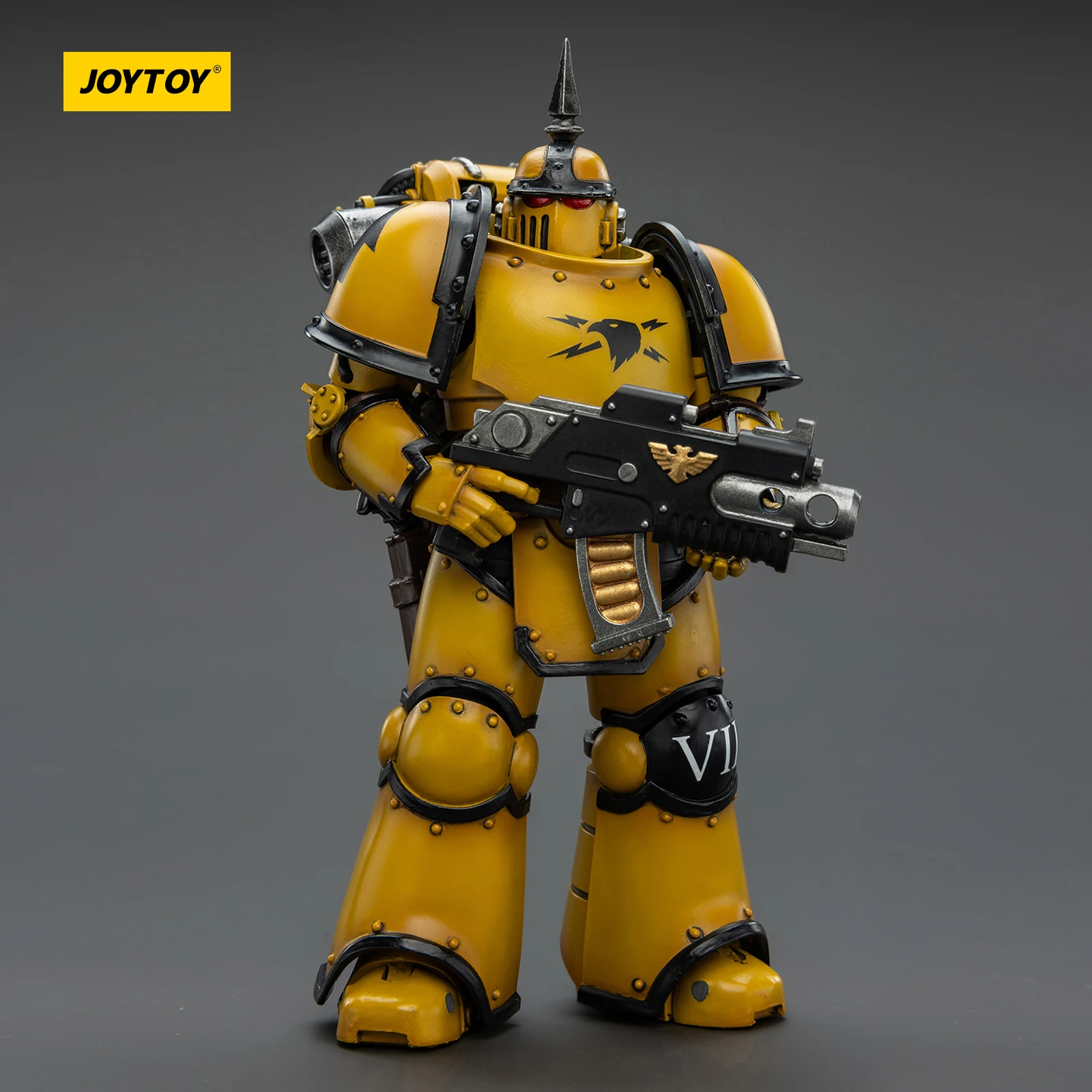 JOYTOY Warhammer 40k The Horus Heresy Imperial Fists JT02649 MKIII Tactical Space Marine 1/18 Action Figure with Bolter Collectible Model