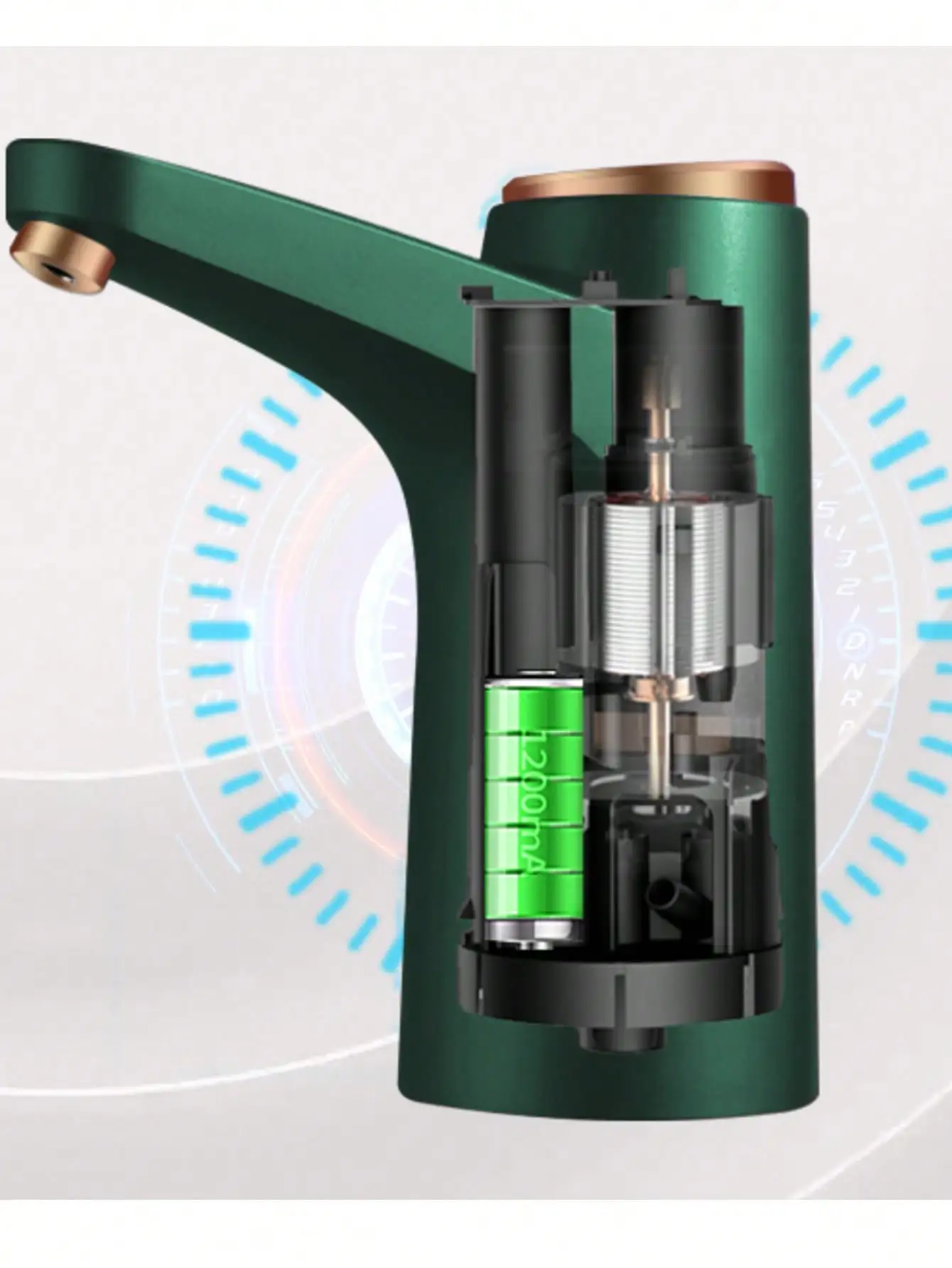 Automatic Drinking Water Pump, Smart USB Portable Water Bottle Dispenser With USB Electric Charging And Automatic Off Switch