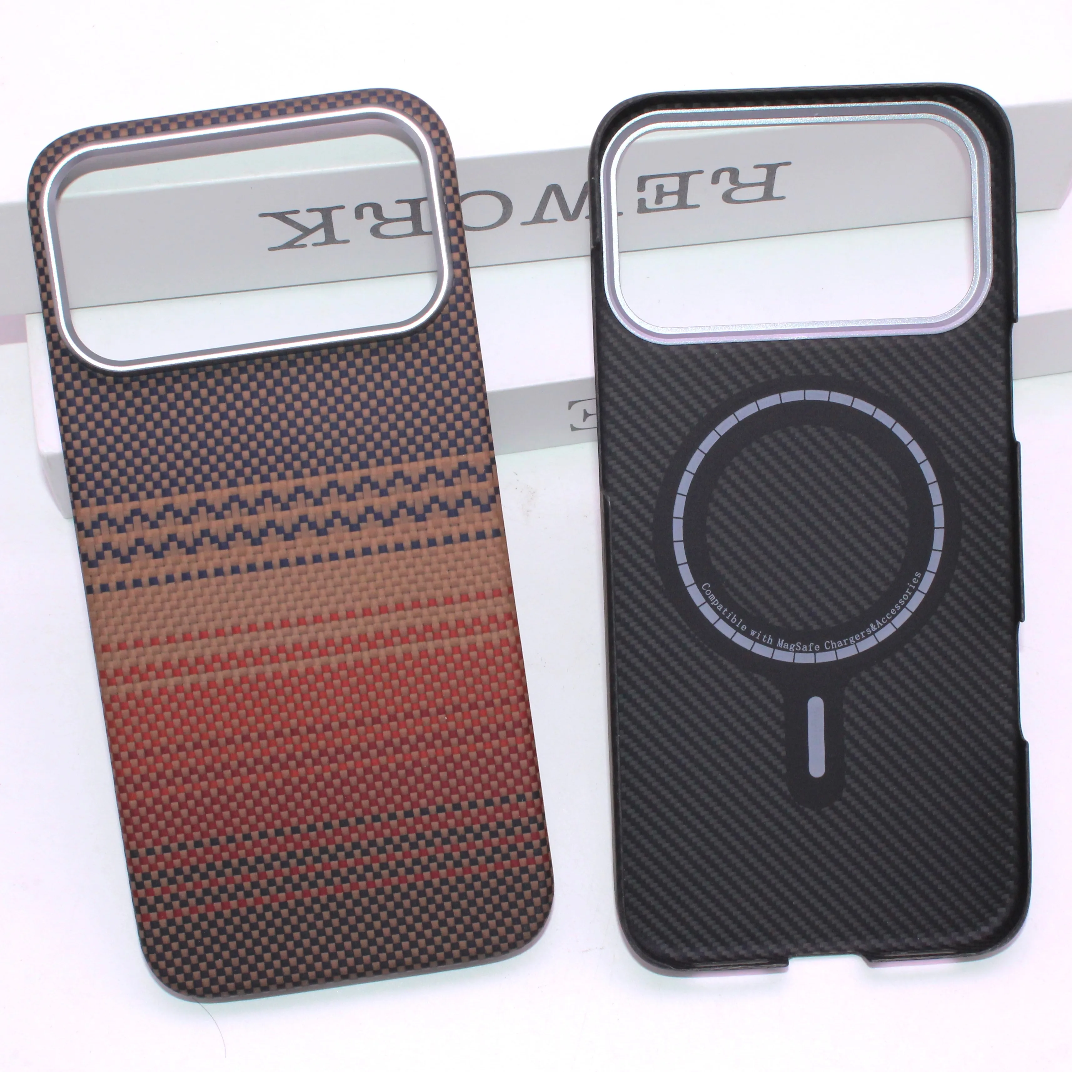 Aramid Fiber Kevlar Phone Case For iPhone 17 Pro Max Ultra Thin Shockproof Lightweight Hard Cover