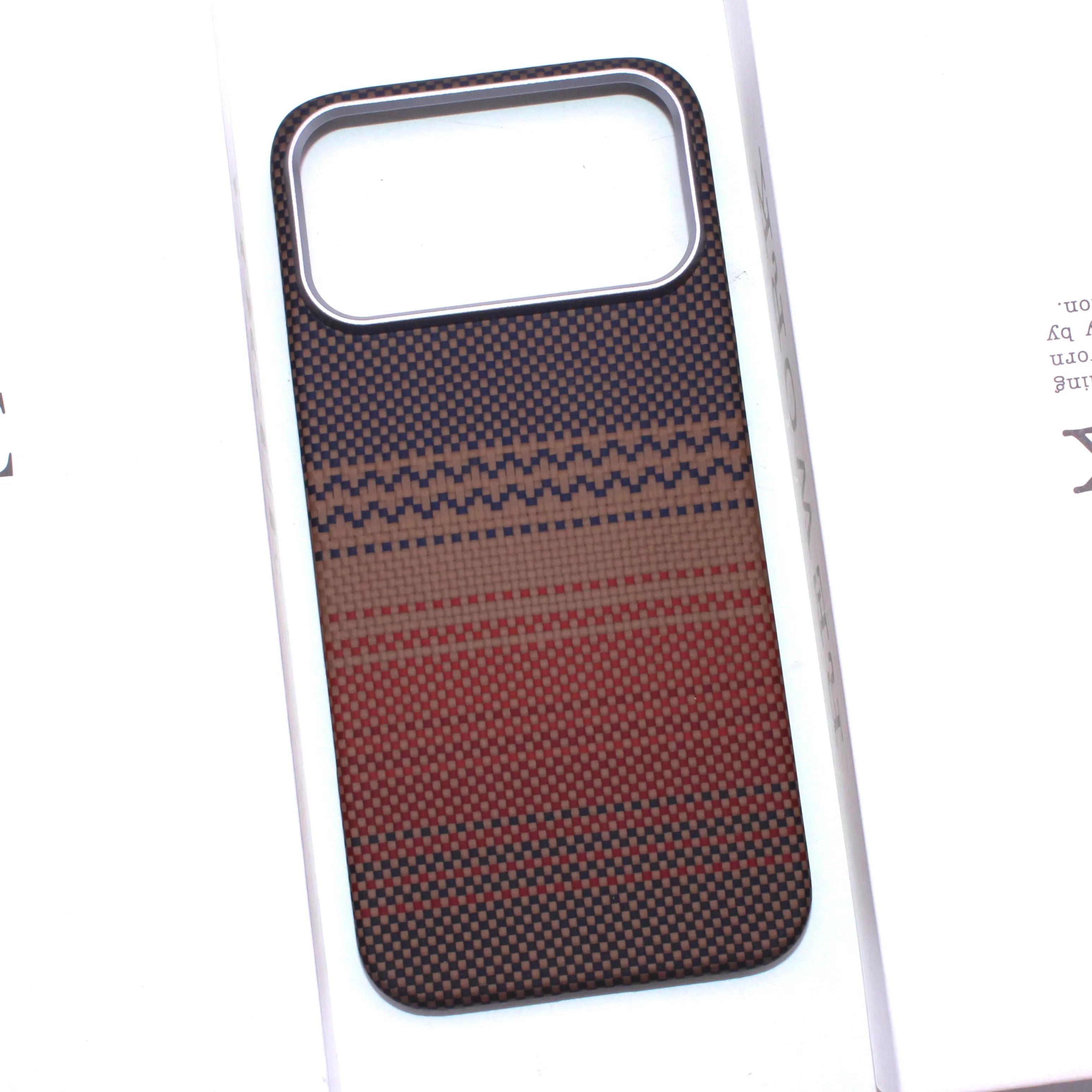 Aramid Fiber Kevlar Phone Case For iPhone 17 Pro Max Ultra Thin Shockproof Lightweight Hard Cover