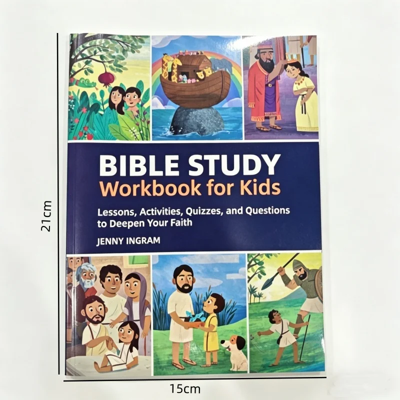 Bible Study Workbook for Kids: A Complete Resource with Lessons, Interactive Activities Quizzes Questions To Build Faith book