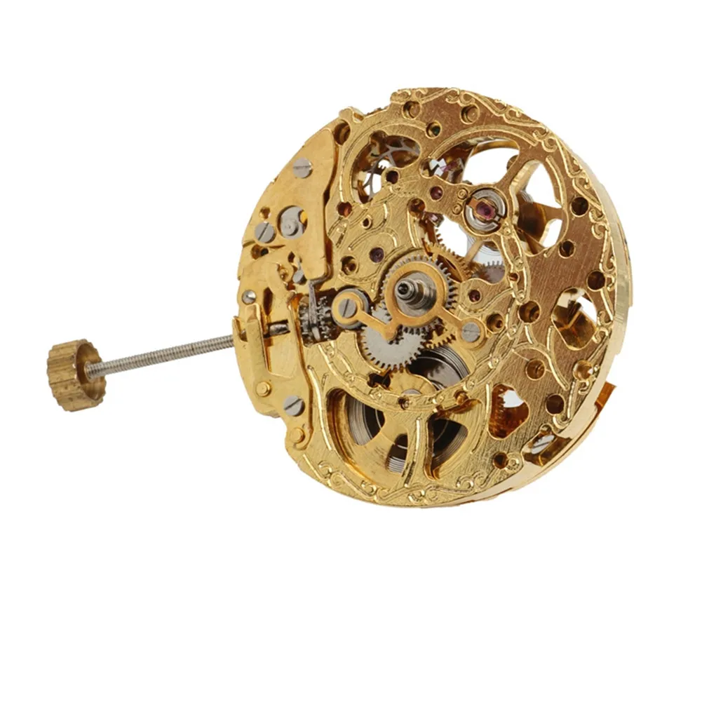 25.5mm 3-Hand Hollow Automatic Mechanical Self-Winding Movement for Miyota 8205 8215 Mechanical Movement 21,600bph Watch Parts