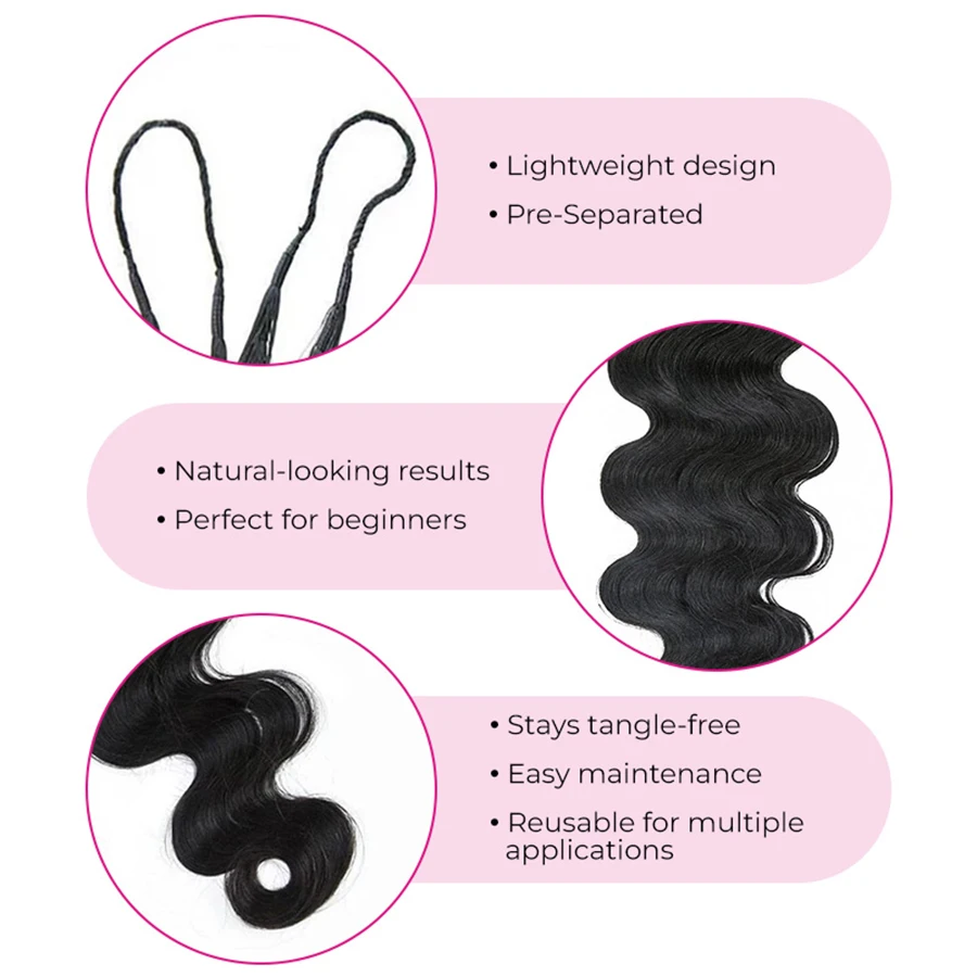 Body Wave Crochet Human Hair For Braiding 30 Inch Miracle Knots Boho Braids Raw Human Hair Extensions Feather Human Crochet Hair