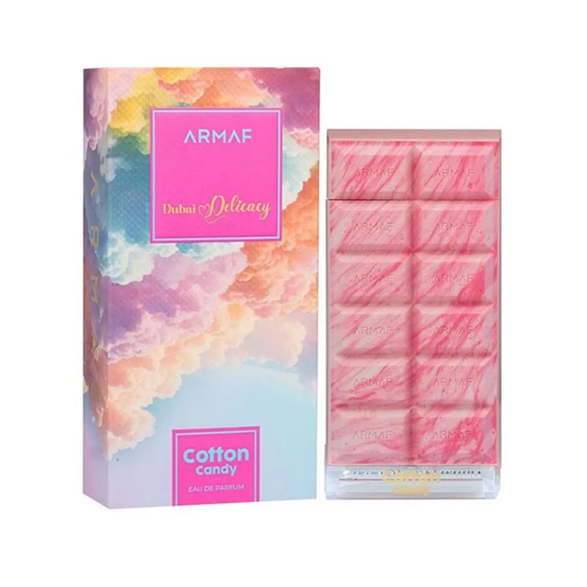 Armaf Dubai Delicacy Cotton Candy Eau de Parfum 70ml/2.36fl.oz | Sweet Cotton Candy Vanilla Strawberry Fruity Gourmand Women Perfume