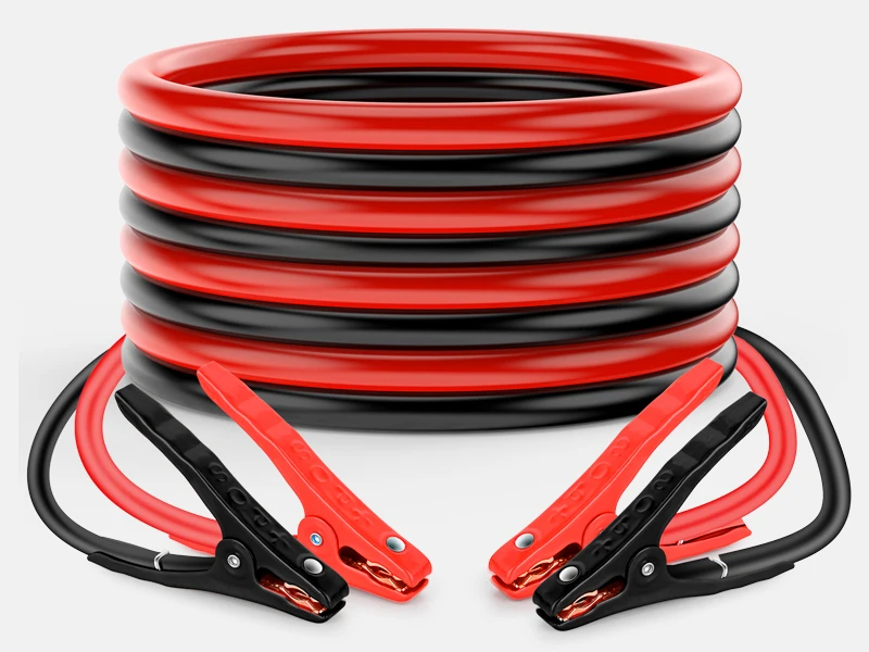 Nilight Jumper Cables for Car Battery 6 Gauge 16 FT Booster Cable Heavy Duty 450 A CCA with Carrying Bag Jump Start Emergency Kit Pickup Vans SUV Sedan Motorcycle
