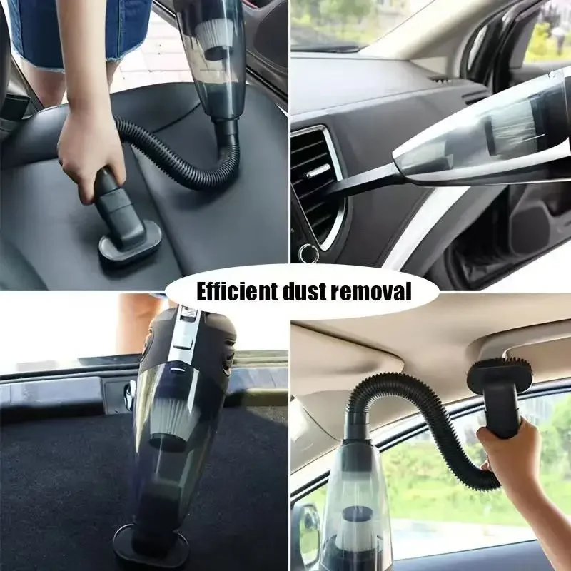Portable Wireless Handheld Vacuum Cleaner USB Rechargeable, Multi Function Dual Use Car Home Mini Vacuum, Long Endurance Cordless Small Cleaning Vacuum for Household Auto Interior