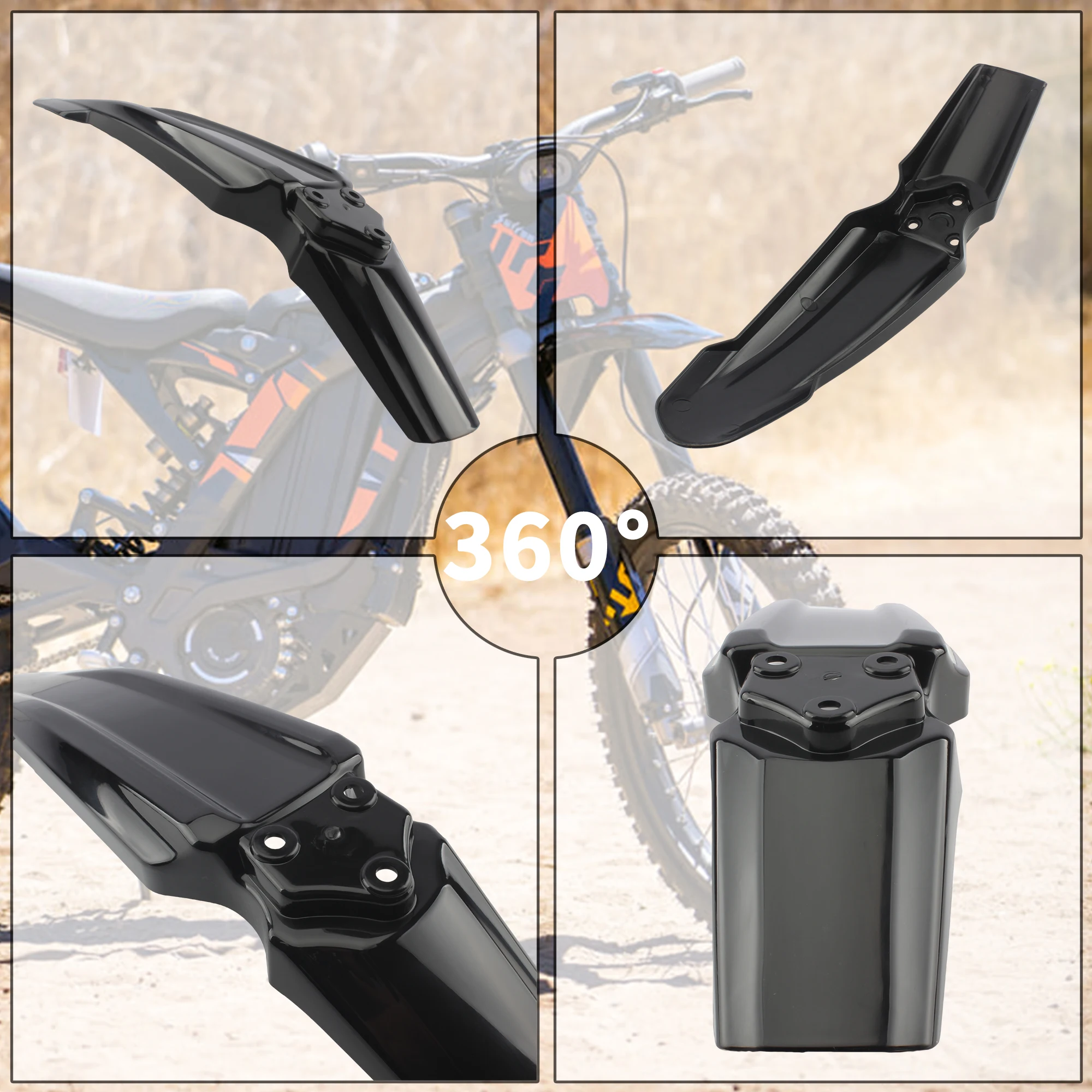 Motocross Front Fender Rear Fender for Surron Sur-Ron Light Bee X S Enduro Electric Motorcycle Dirt Pit E-bike Modified Parts
