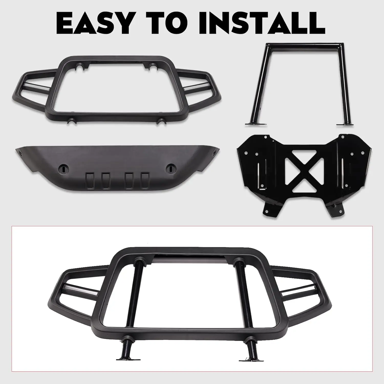 Front Bumper for Can-Am Ryker, Protector Front Profile Bumper for Can Am Ryker 600 900 Sport & Ryker Rally Edition All Models Accessories, Replace OEM # 219401108