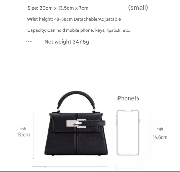 JW PEI Elise Women's Genuine Leather Top Handle Bag Trapezoid Satchel Crossbody Purse Elegant Shoulder Handbag Quiet Luxury Designer Style