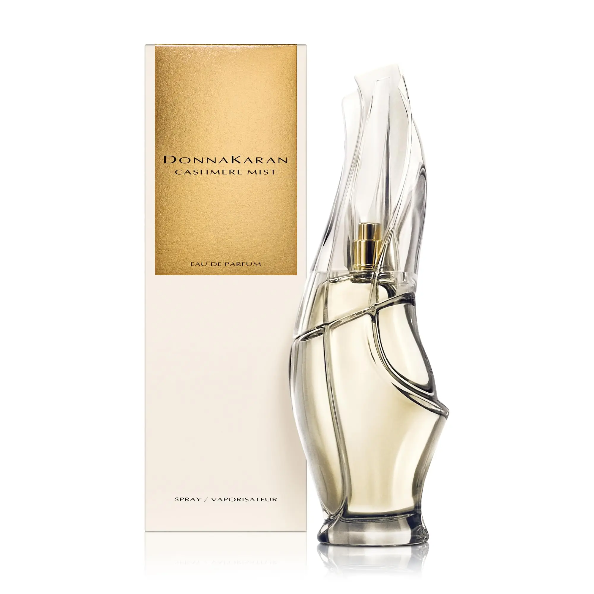 Donna Karan Cashmere Mist Women Eau De Parfum 100ml Amber Floral Scent Lily of the Valley Jasmine Opening Sandalwood Musk Base Soft Warm Fragrance for Daily Wear Gift for Her