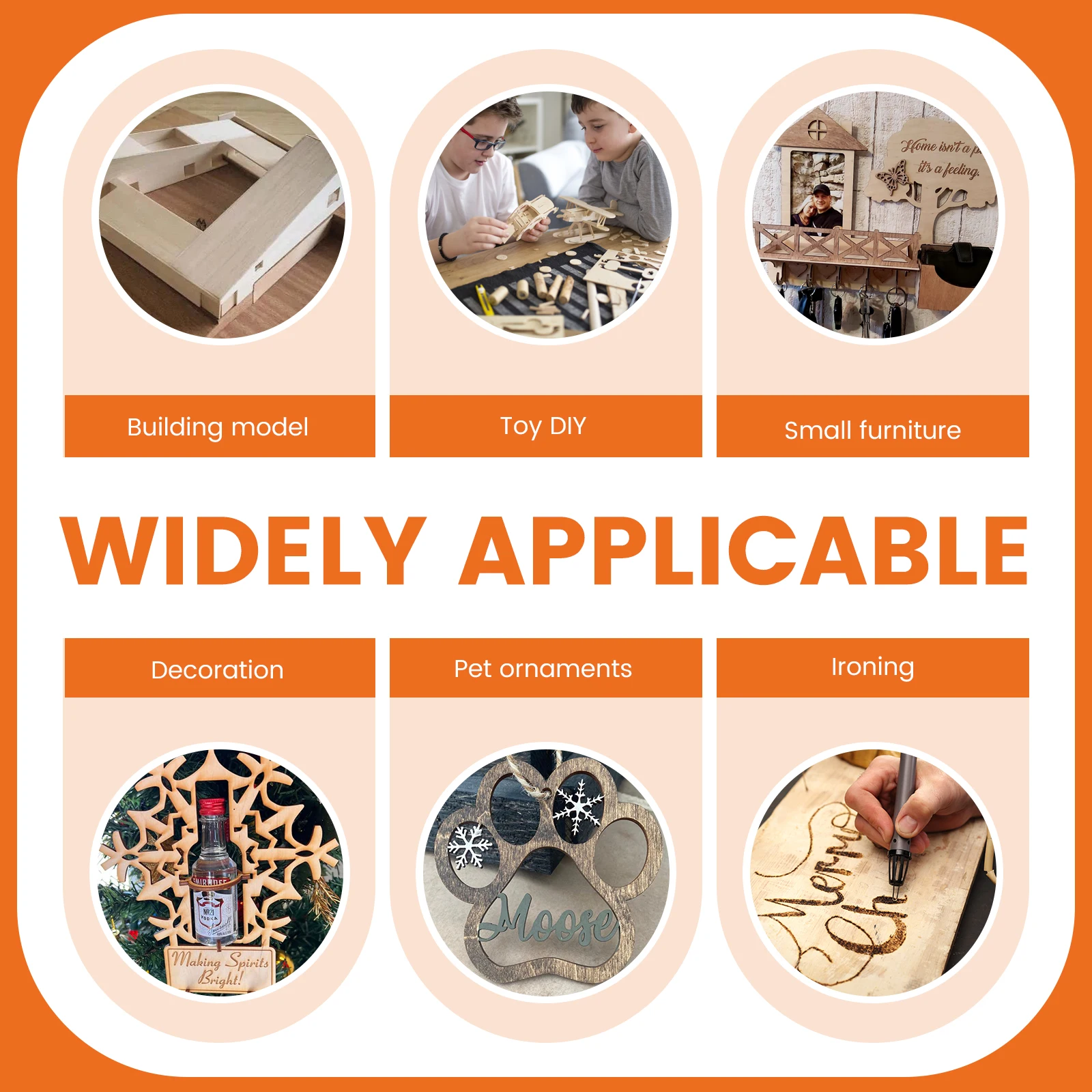 50Pcs Basswood Sheets 3mm Thick 30x30cm Plywood Board for Wood DIY Home Decor, Square Blank Wooden Plywood Panels for Engraving