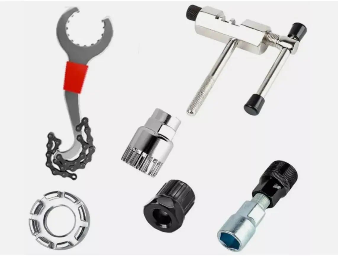 Bicycle Repair Tool Kits Chain Breaker Flywheel Remover Cutter Crank Puller Bike Wrench MTB Road Bikes Maintenance Tools Bracket