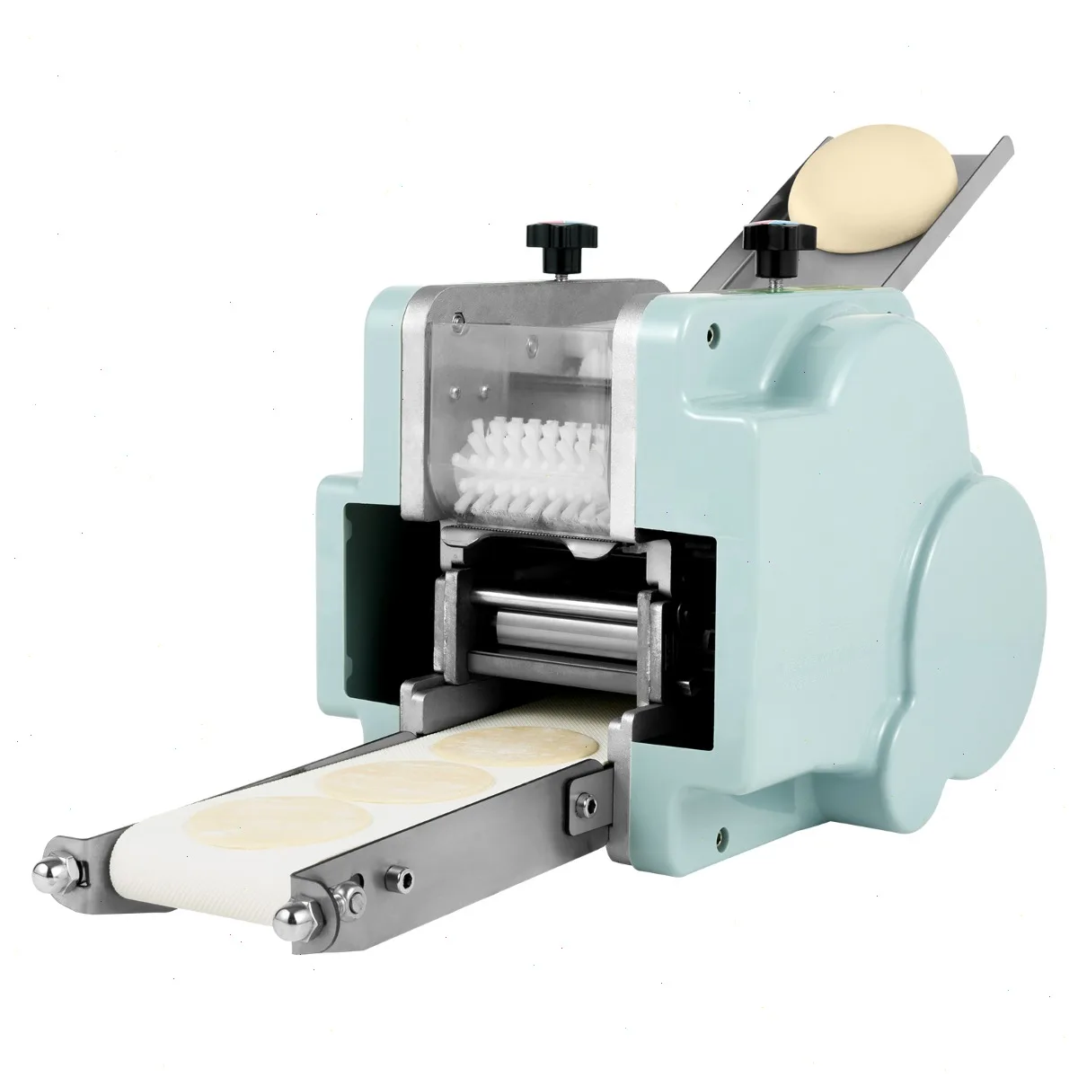 Dumpling Wrapper Machine, 8CM Diameter, Automatic Dough Sheet Maker, 140W Electric Dumpling Skin Maker, 110V US Plug, Handmade Style, Fast & Easy Operation for Kitchen, Home, Restaurant