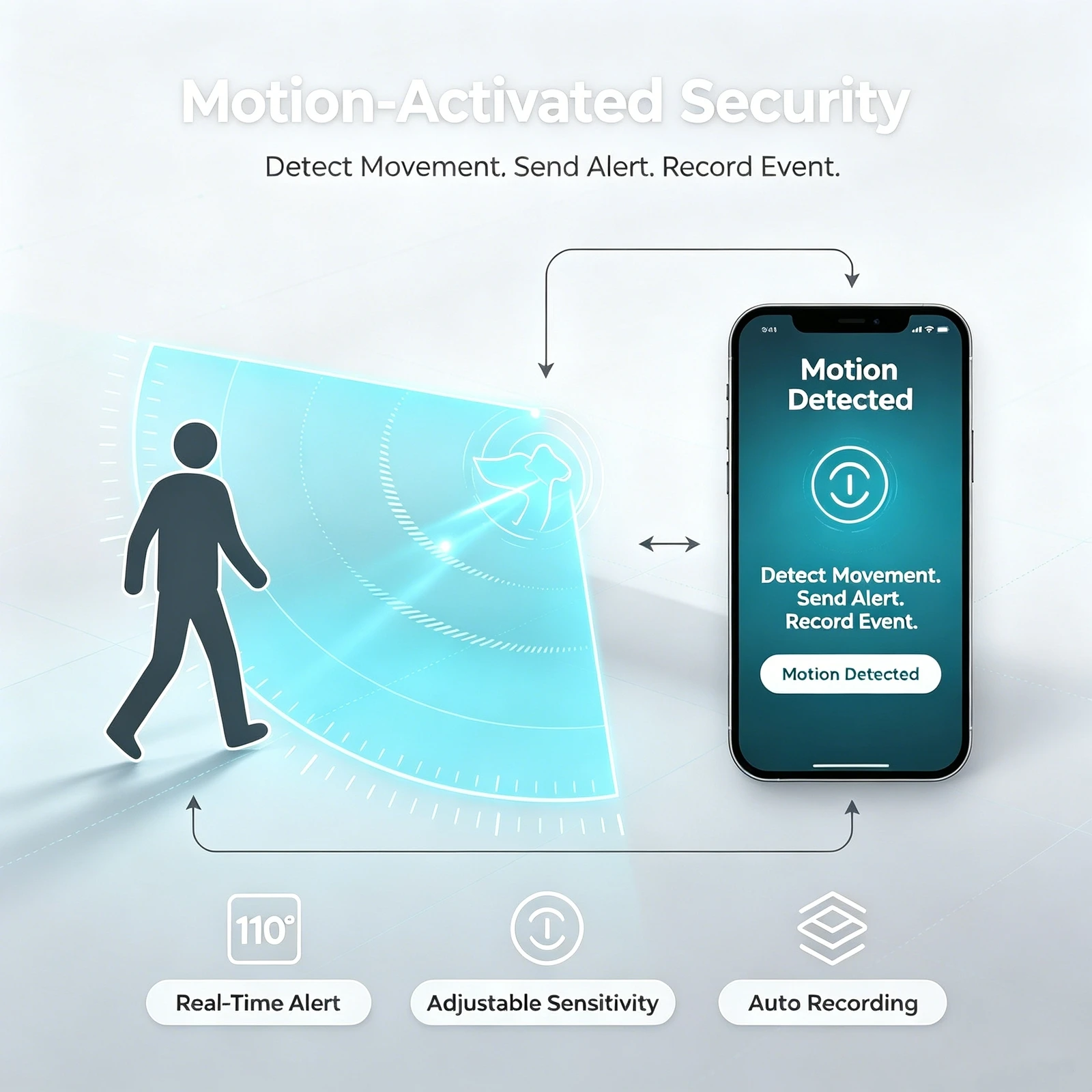 Mini Wireless Camera, Home Security Camera with Wide-Angle, Night Vision and Motion Detection Functions, Suitable for Indoor and Outdoor Household Use, Pet Monitoring and Nanny Camera