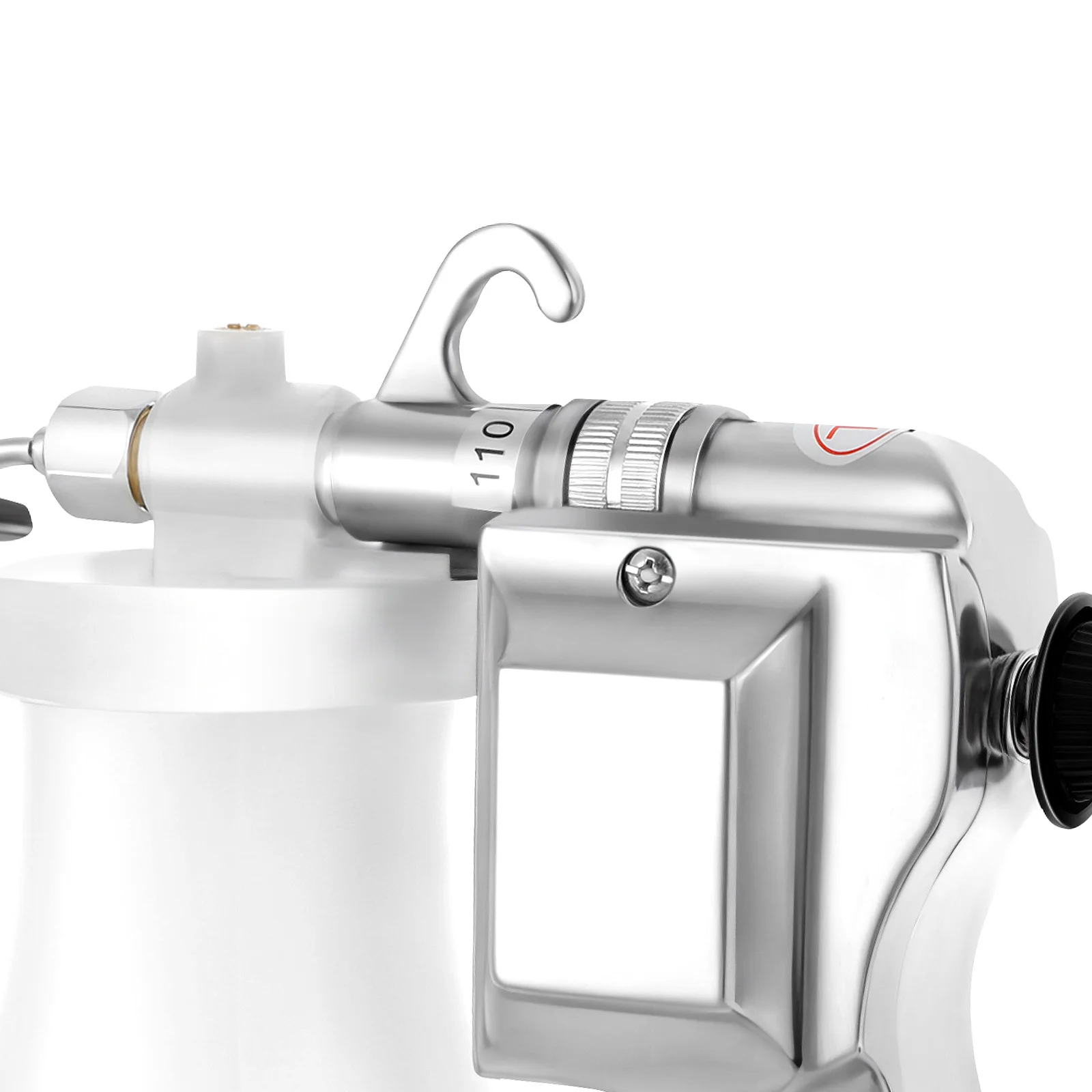 110V 60W Textile Spot Cleaning Gun Decontamination Tool Elbow Nozzle High-efficiency Spot Removal Tool 0.65L/21.9oz Watering Pot Capacity