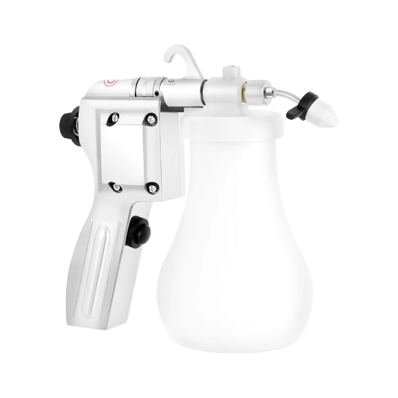 110V 60W Textile Spot Cleaning Gun Decontamination Tool Elbow Nozzle High-efficiency Spot Removal Tool 0.65L/21.9oz Watering Pot Capacity