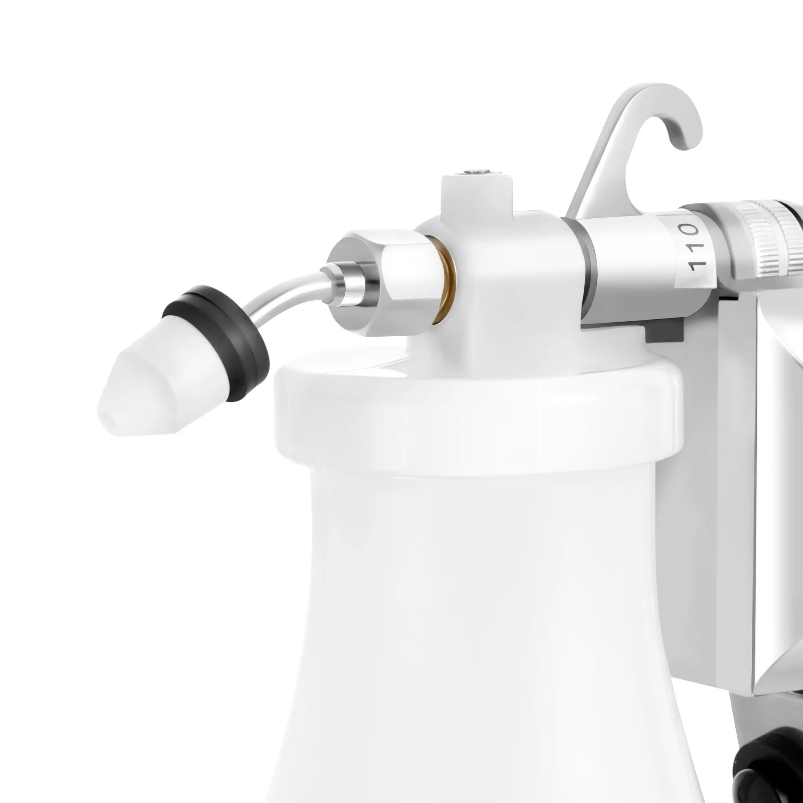 110V 60W Textile Spot Cleaning Gun Decontamination Tool Elbow Nozzle High-efficiency Spot Removal Tool 0.65L/21.9oz Watering Pot Capacity