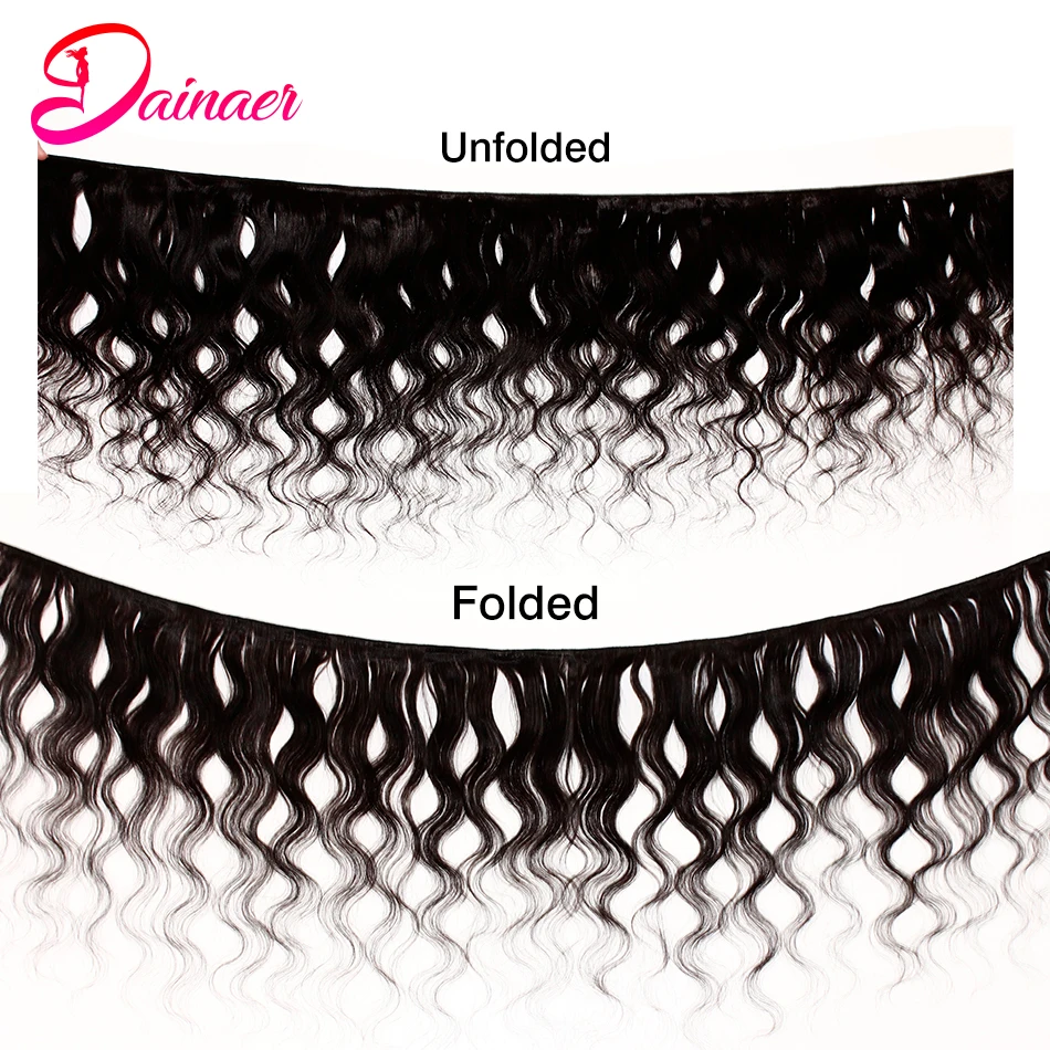 Brazilian Hair Weave Bundles Natural Wave Hair Bundles 3 PCS 100% Human Hair Bundles Natural Color Human Hair Extensions
