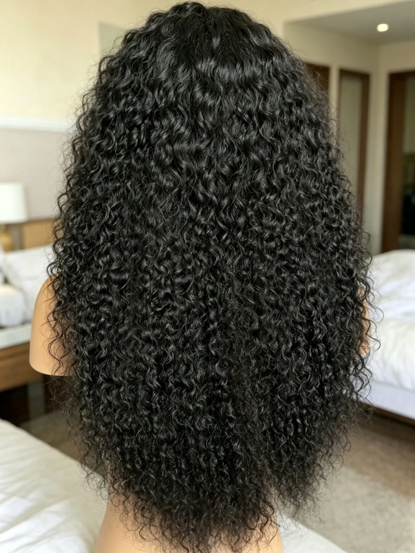 250% Density Curly Lace Front Wigs Human Hair Pre Plucked Curly Human Hair For Women 13x4 HD Transparent Deep Curly Glueless Human Hair Wig Pre Plucked With Baby Hair Natural Color Wear Beginner Friendly Soft and Health For Cosplay Party Gifts