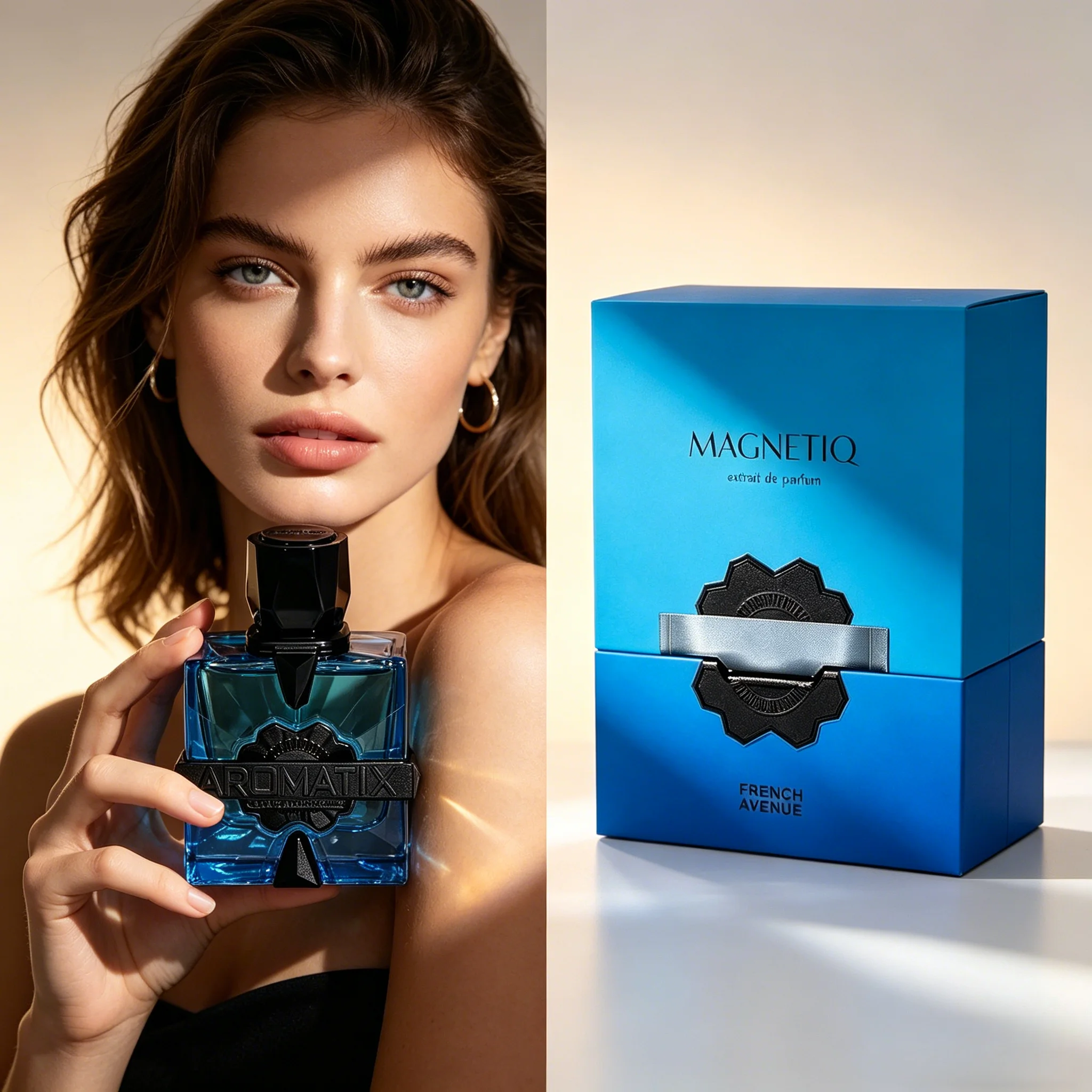 French Avenue Magnetiq Eau De Parfum, Master-Crafted Woody Fragrance, 100ml Unisex Perfume for Men & Women