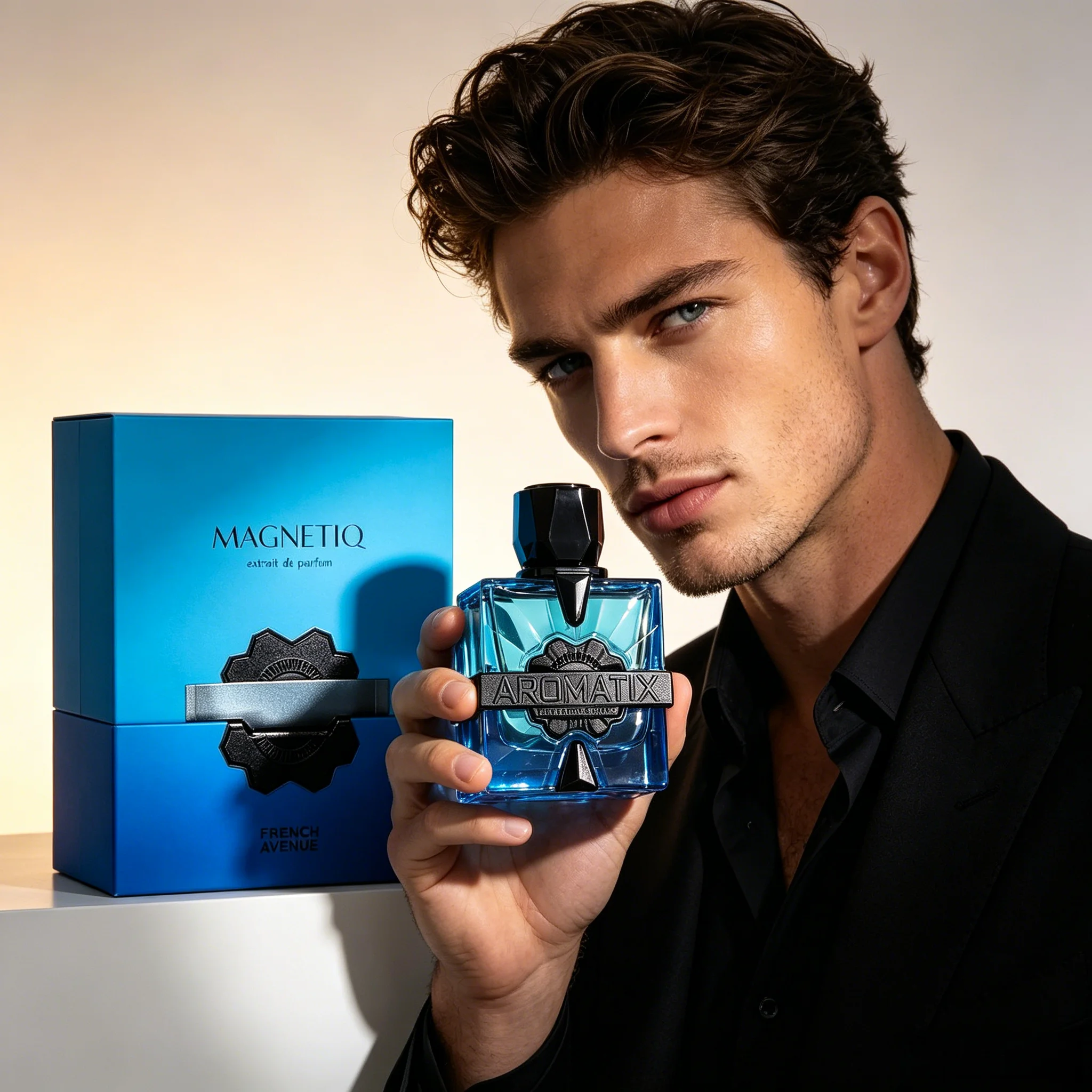 French Avenue Magnetiq Eau De Parfum, Master-Crafted Woody Fragrance, 100ml Unisex Perfume for Men & Women
