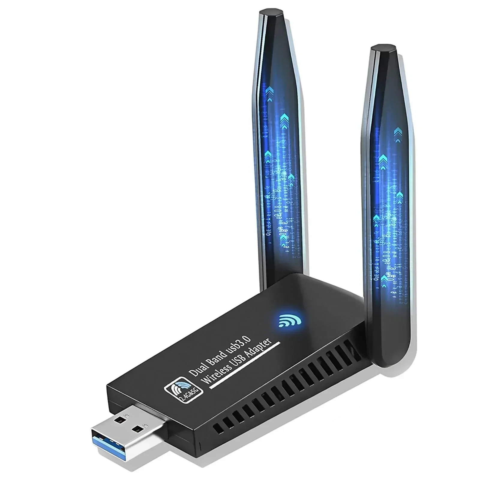 1300Mbps USB 3 0 WiFi Adapter Dual Band 5GHz 2 4GHz High Gain Antenna Long Range Wireless Network Card WiFi Dongle for PC Laptop Desktop Windows 11 10 8 7 Vista XP Compatible with AC1300 802 11ac Internet Receiver