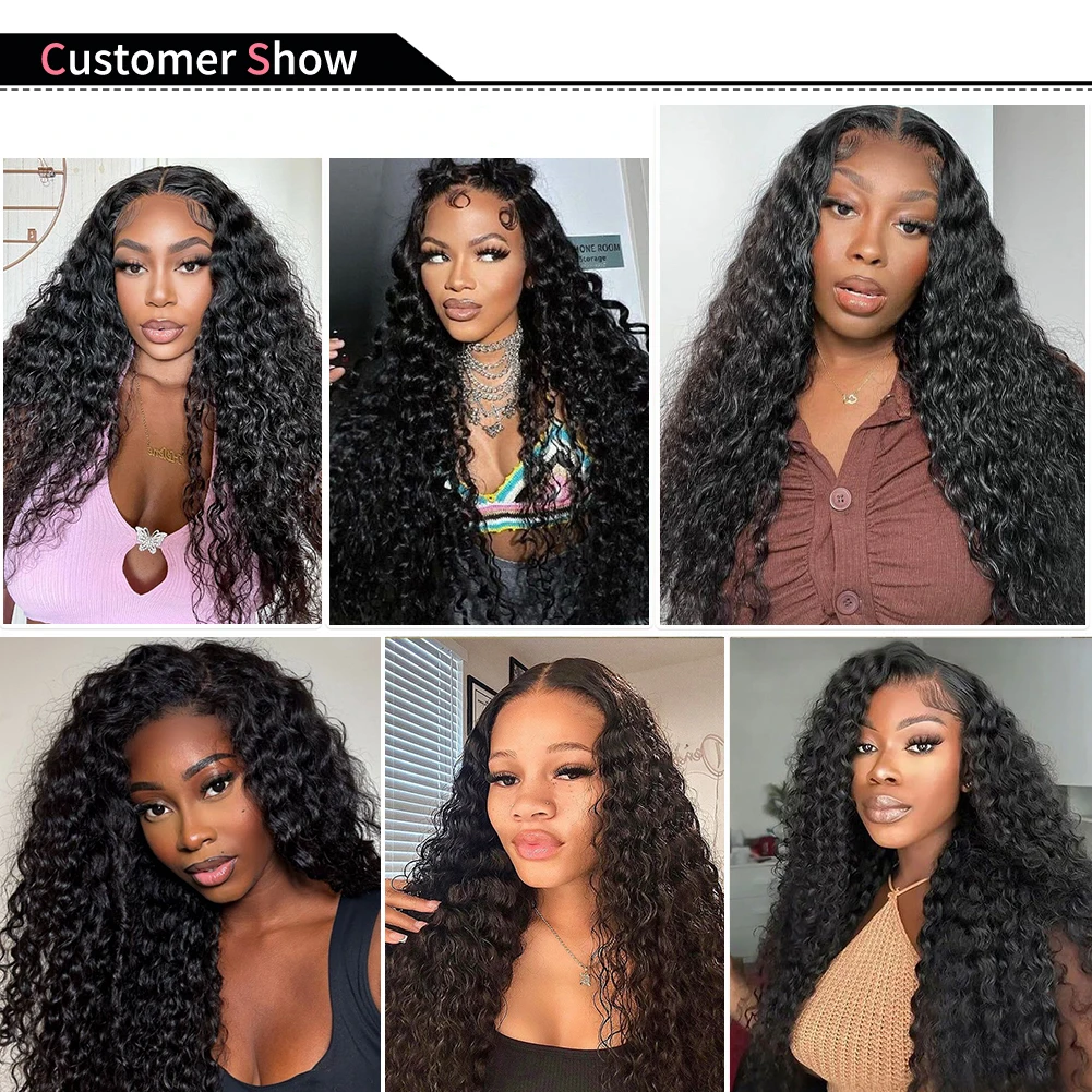 Raw Human Hair Bundles Loose Deep Wave Virgin Remy Hair Extensions for Women Sew in Quick Weave Bundle 3/4 Bundles